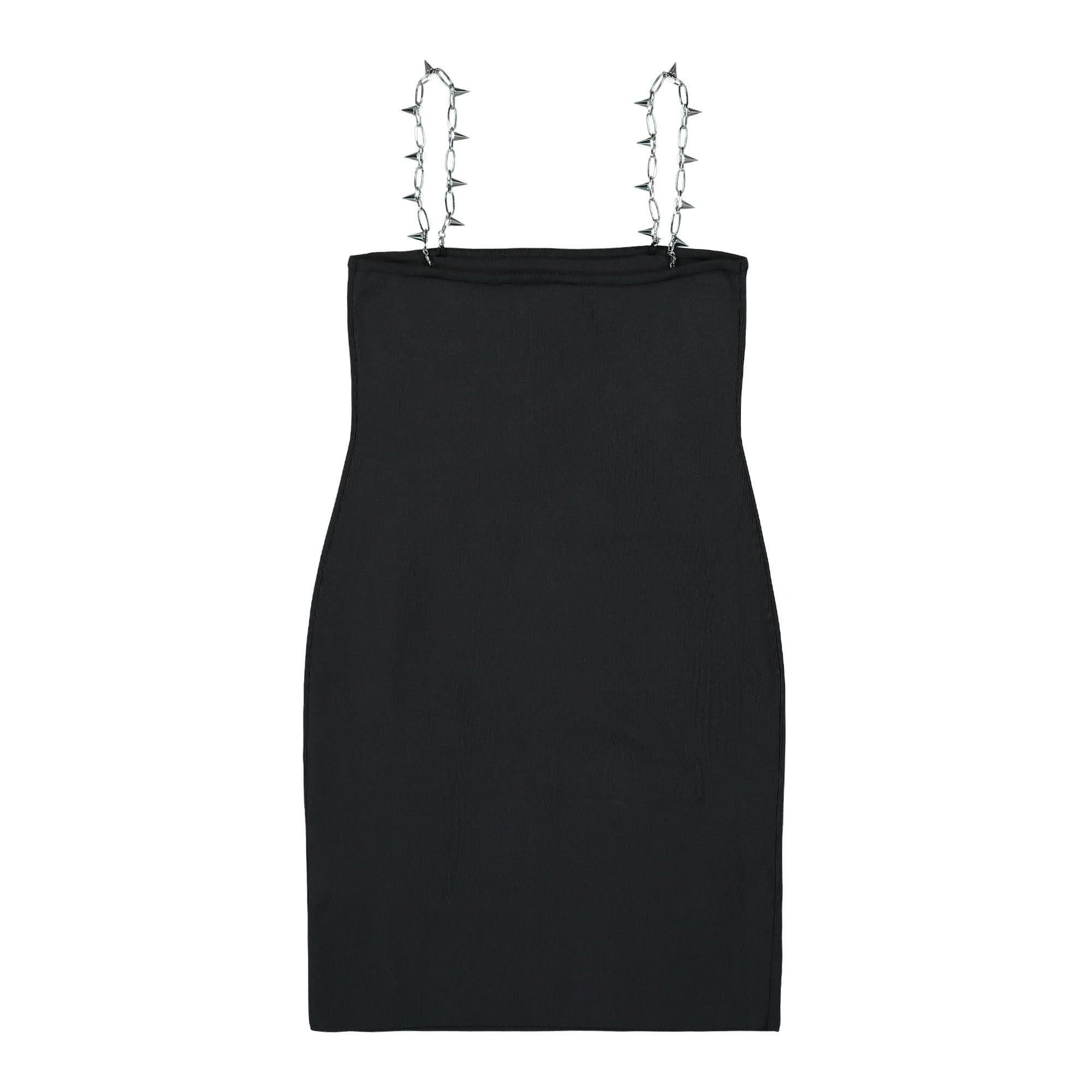 Stud Strap Mini Dress - Image 2