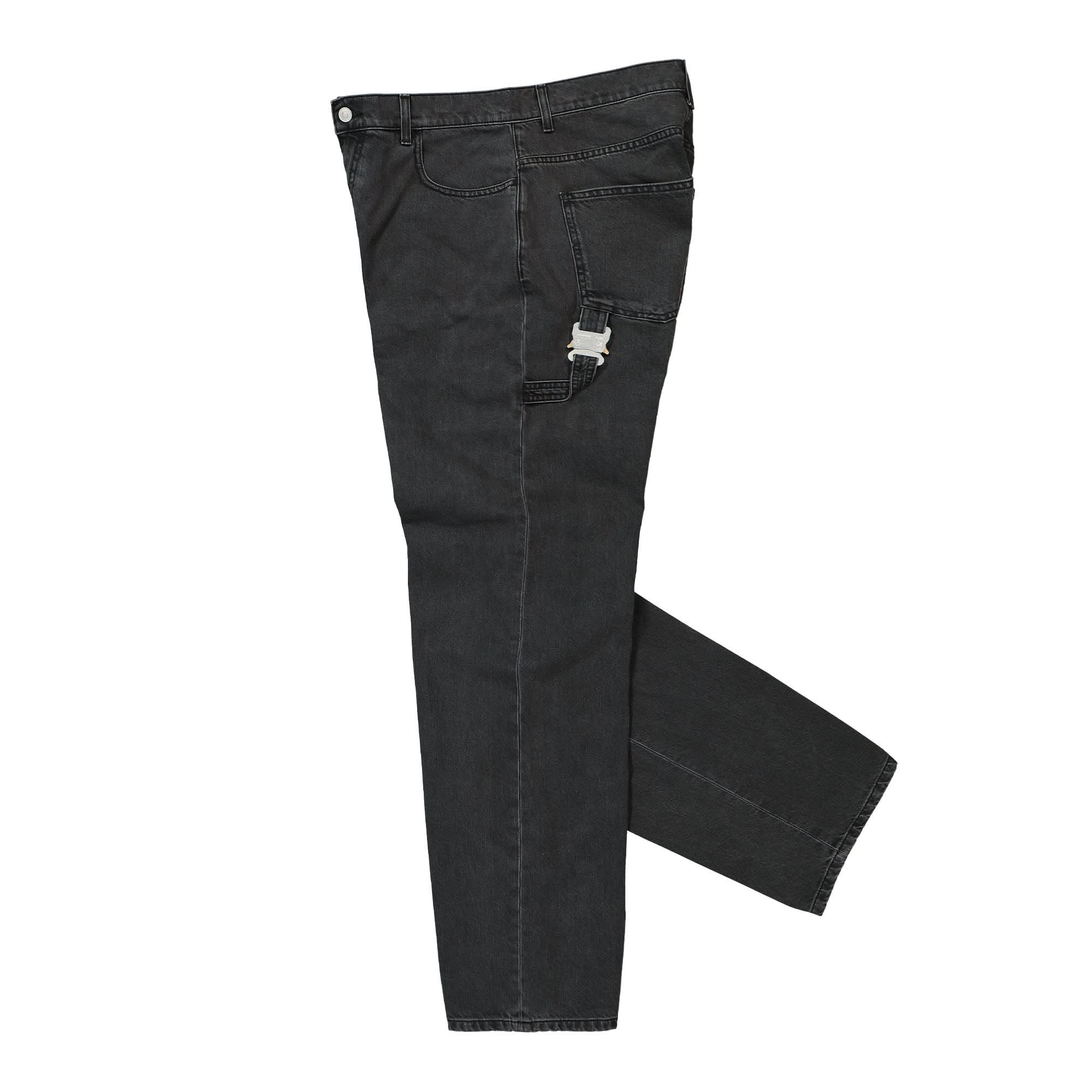 Wide Leg Jeans With Buckle - Image 3