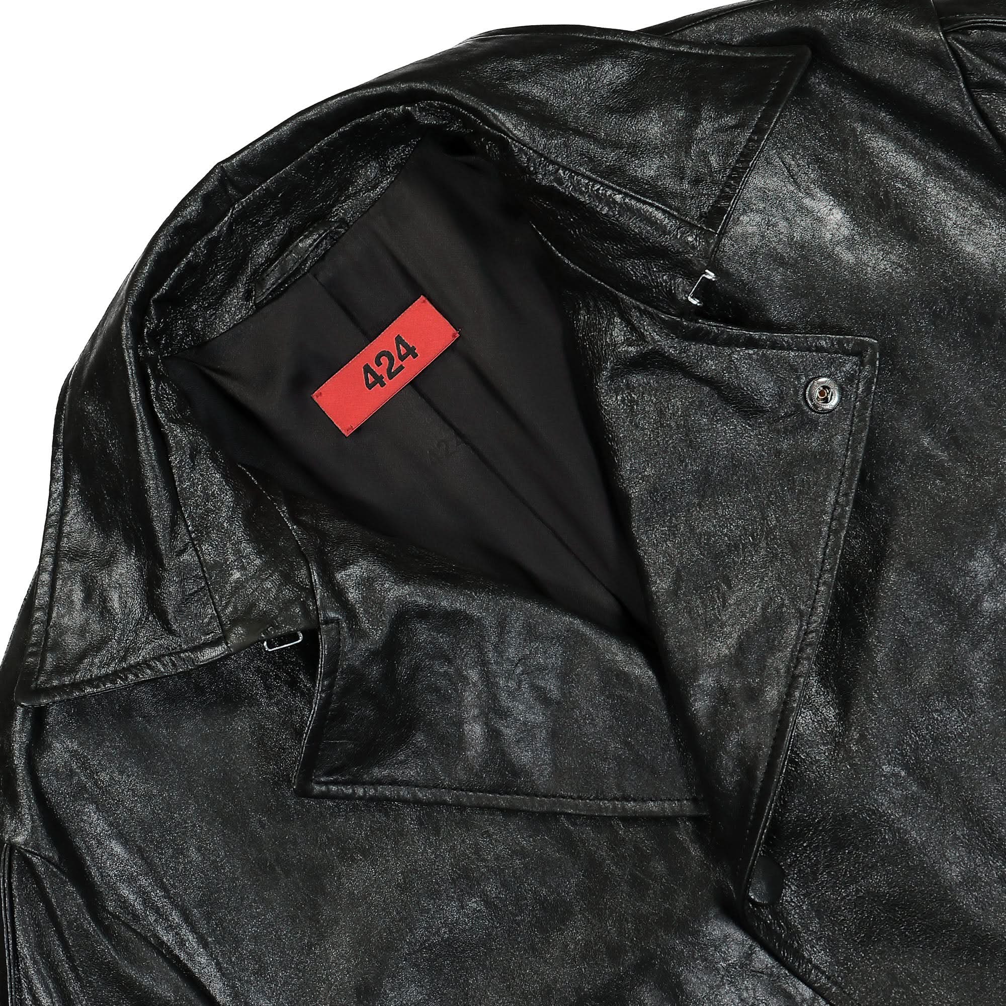 Leather Trench Coat - Image 3
