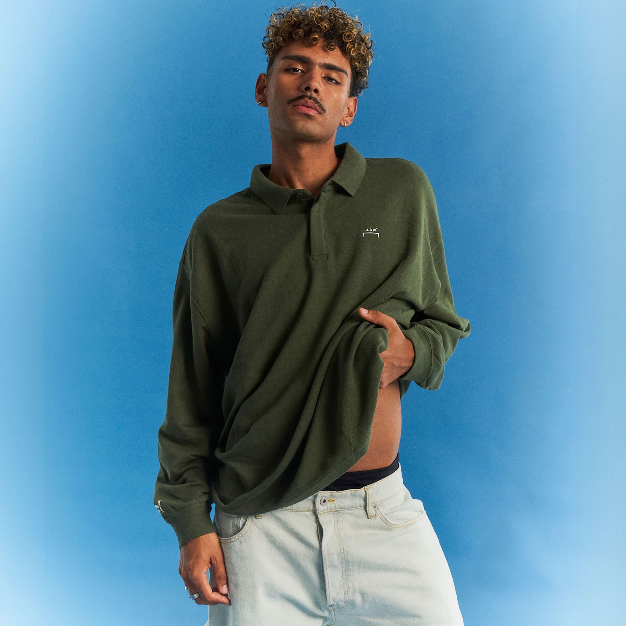 Long Sleeve Polo - Image 2