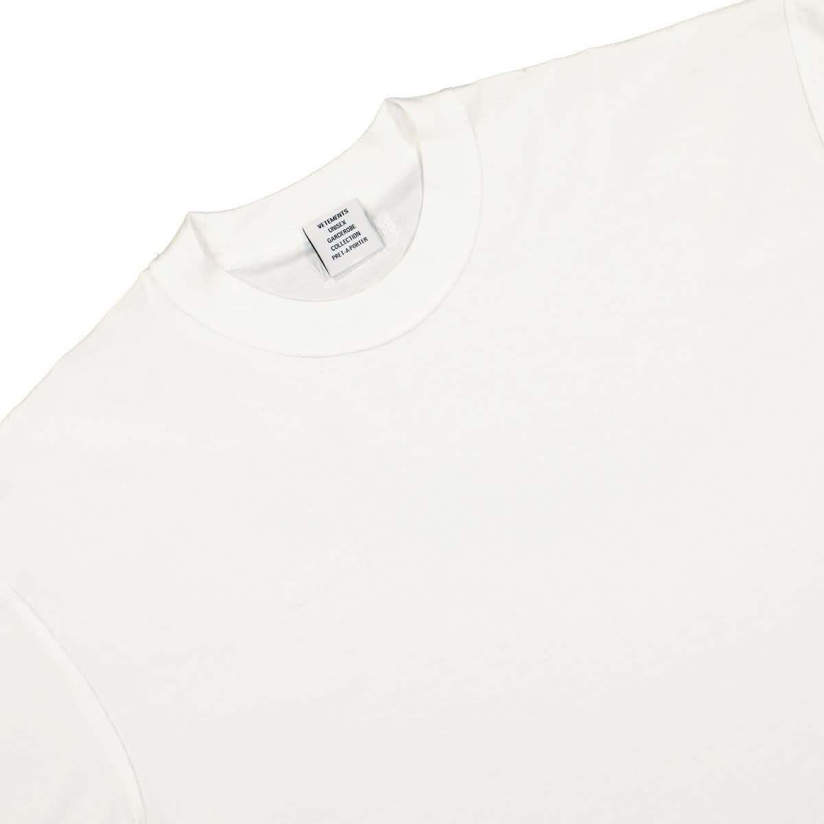 All White Inside-Out T-Shirt - Image 3