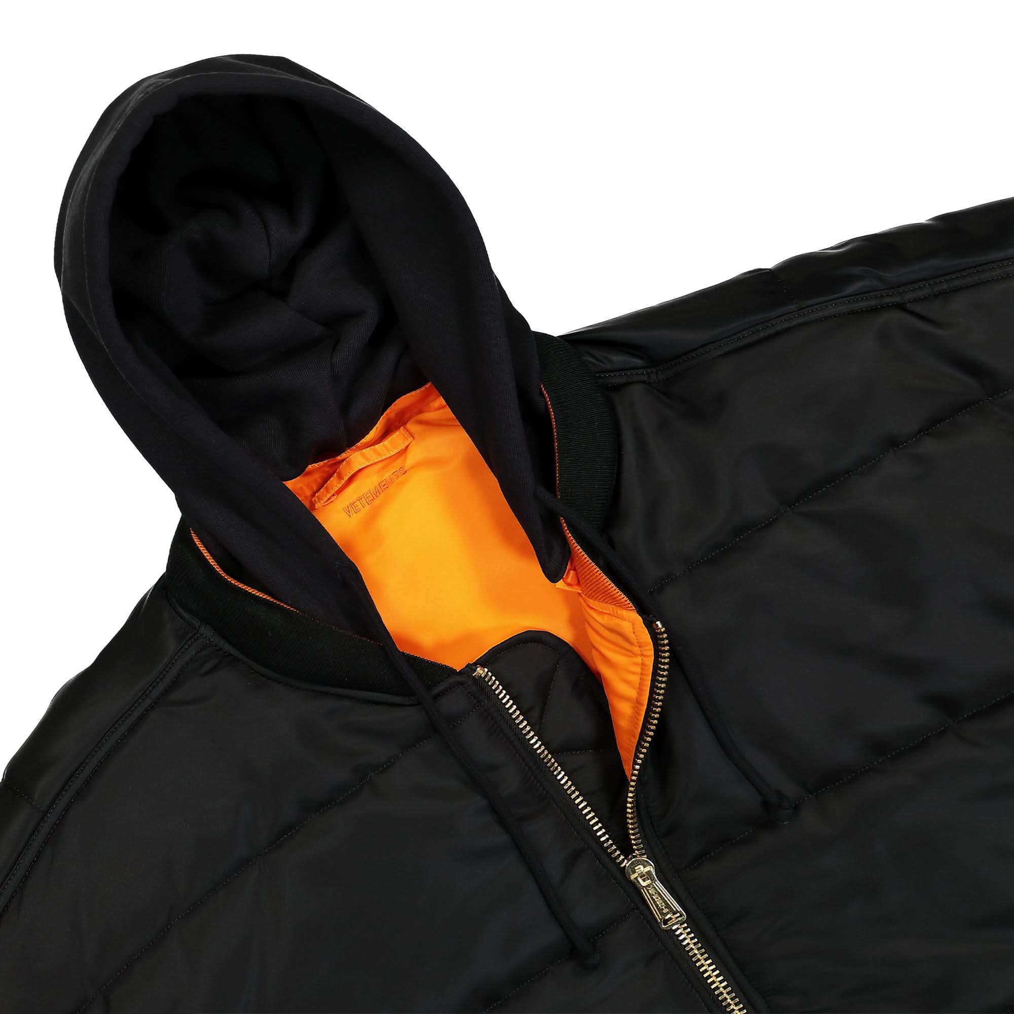 Logo Bomber Reversible Vest with a Hood - Image 3