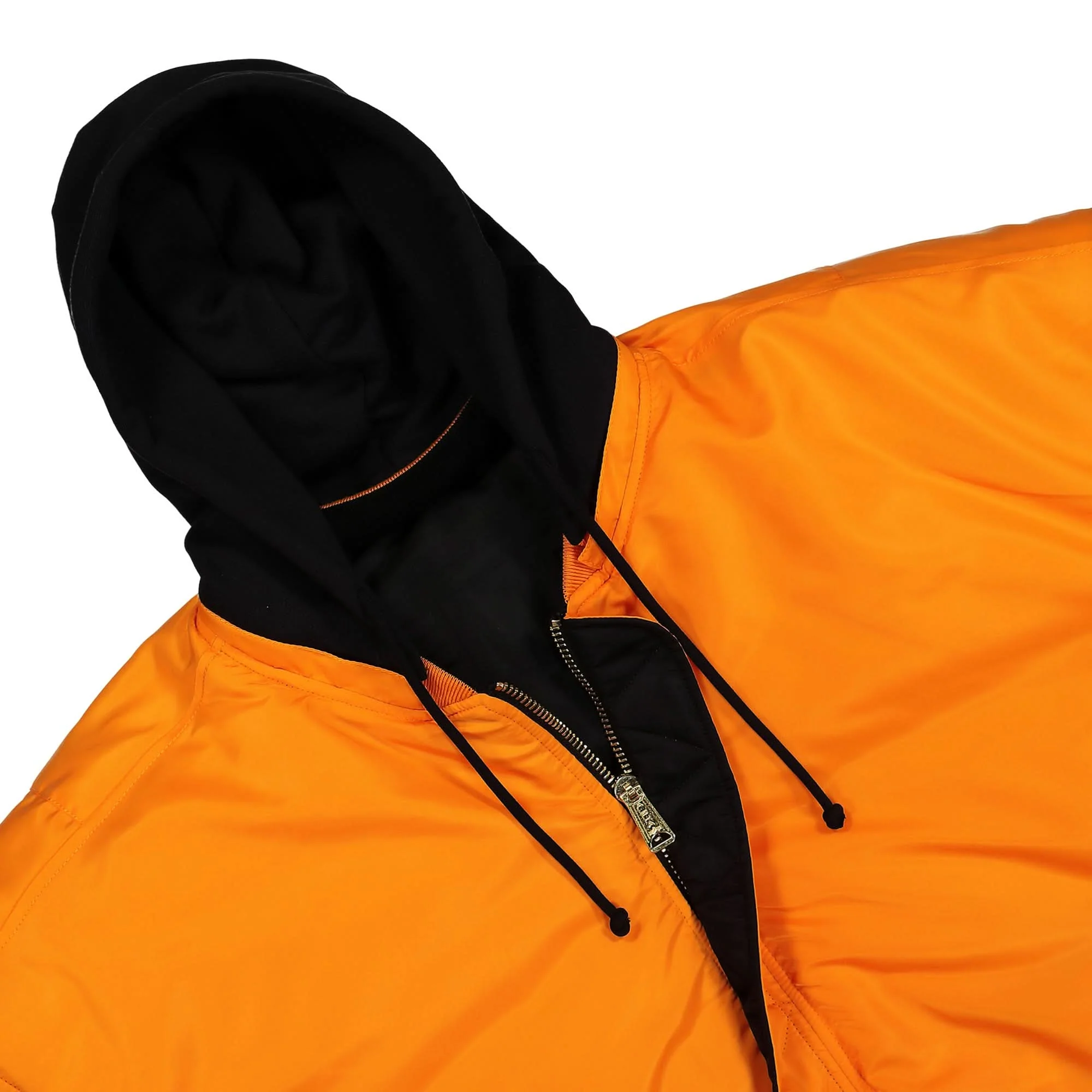 Logo Bomber Reversible Vest with a Hood - Image 9