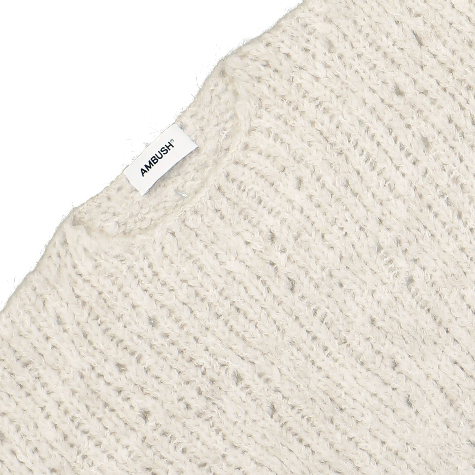 Cropped Mohair Crewneck - Image 4
