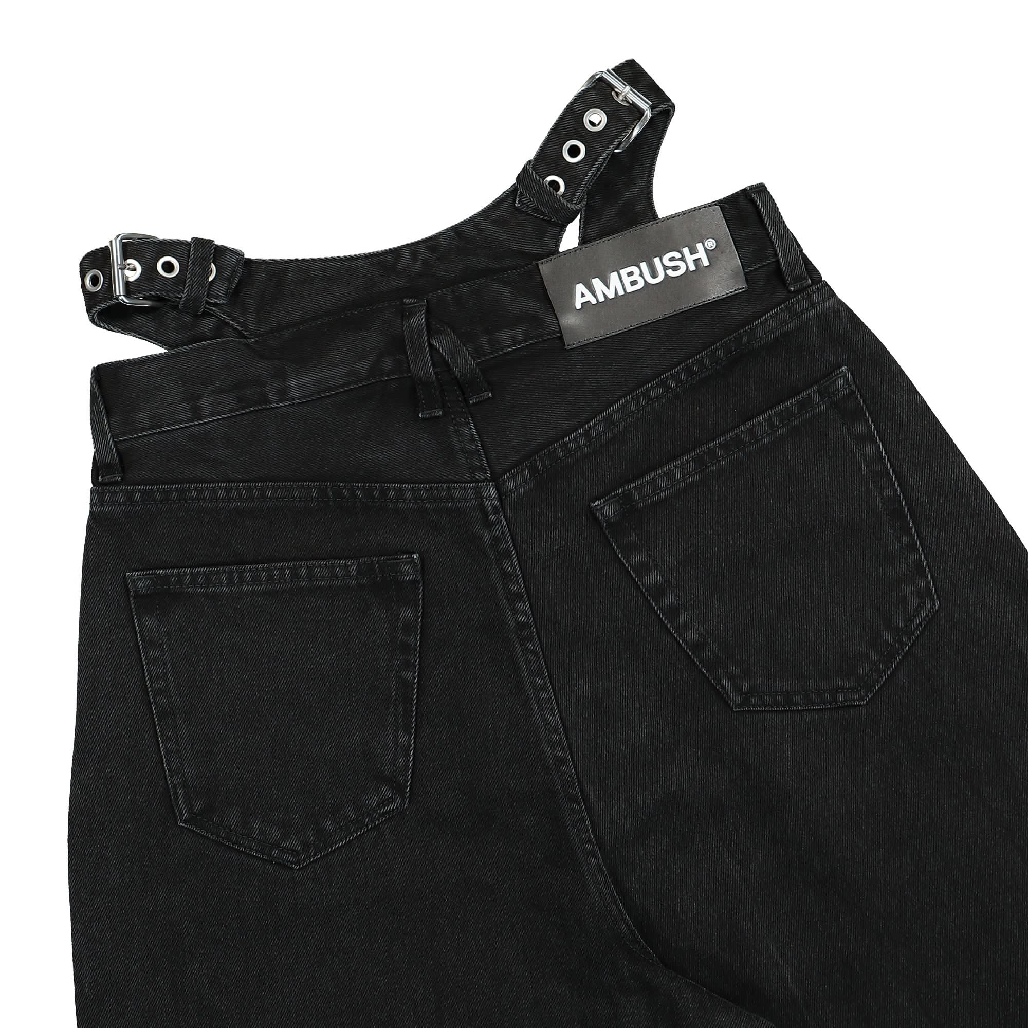 Denim Waist Belts Baggy Pants - Image 5