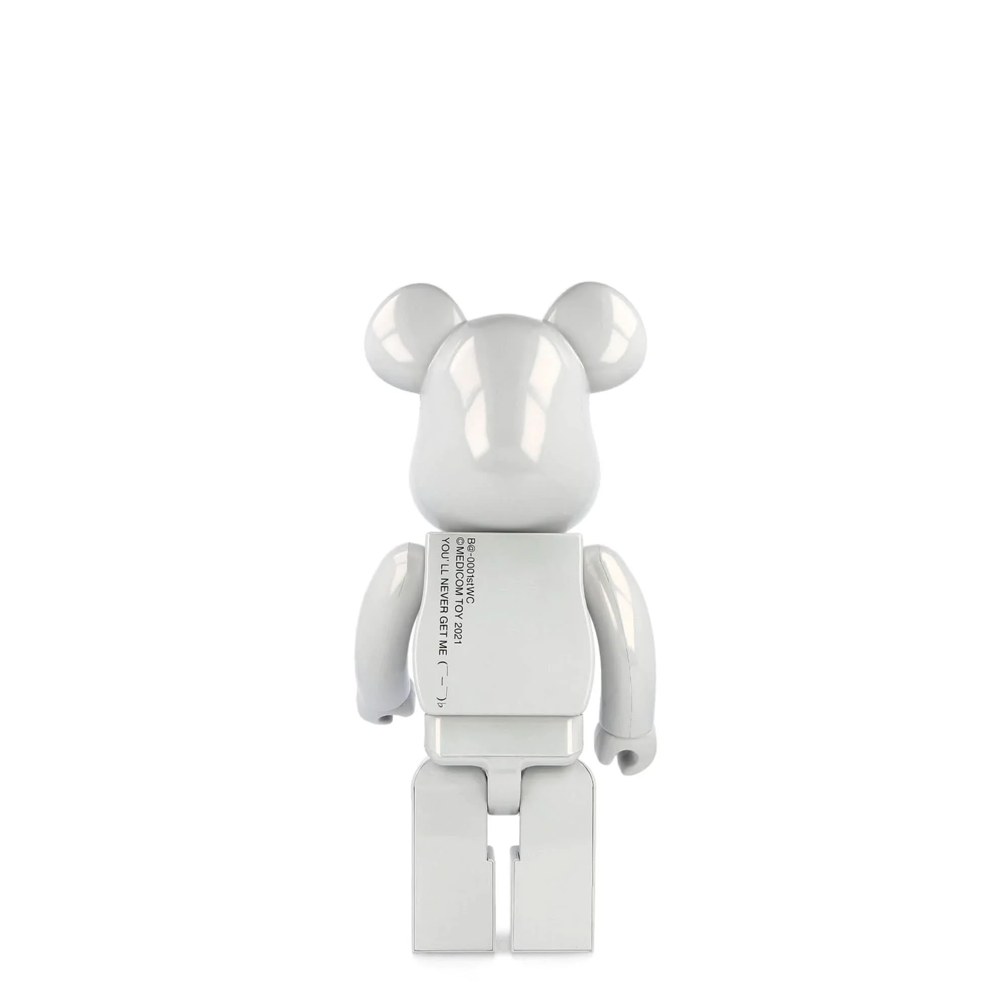 Be@rbrick 1st Model White Chrome 400% - Image 2