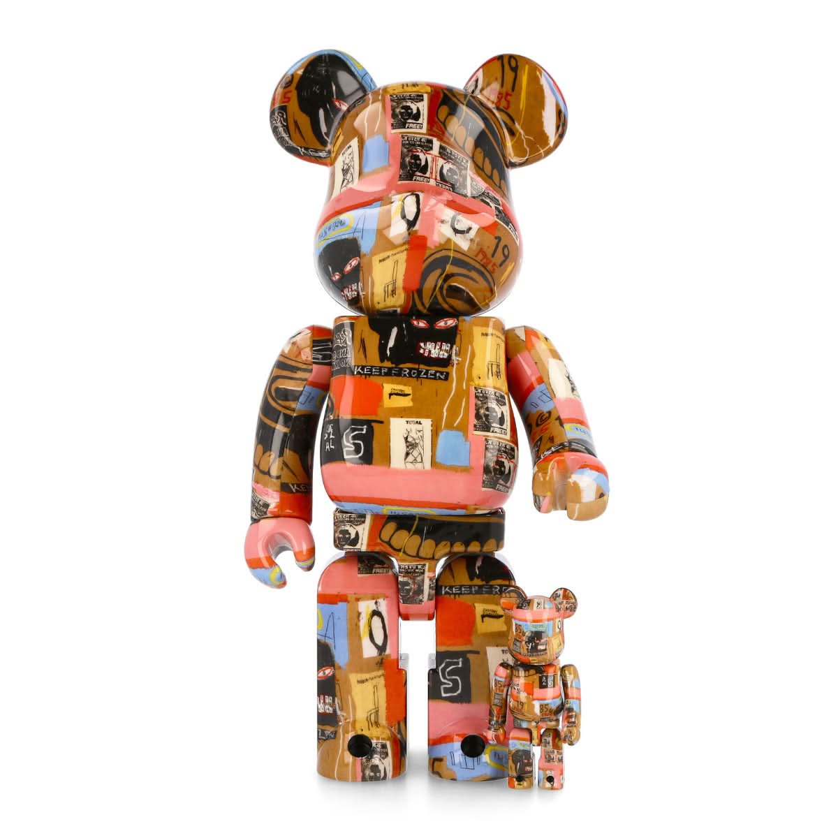 Be@rbrick Andy Warhol x Jean Michel Basquiat #2 400% + 100%