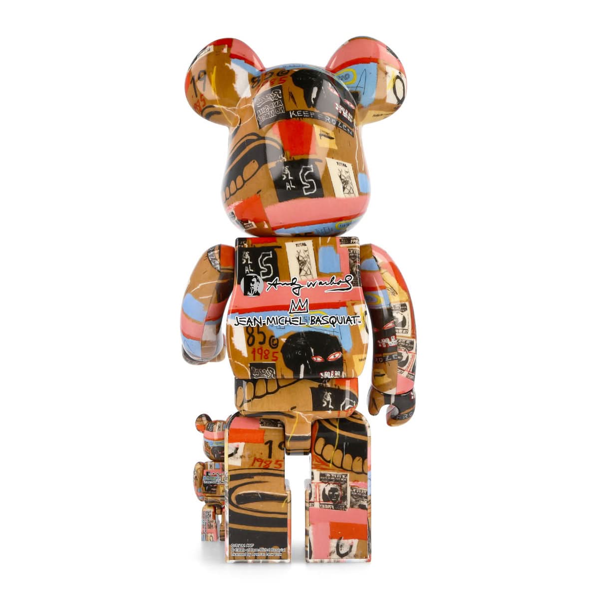 Be@rbrick Andy Warhol x Jean Michel Basquiat #2 400% + 100% - Image 2