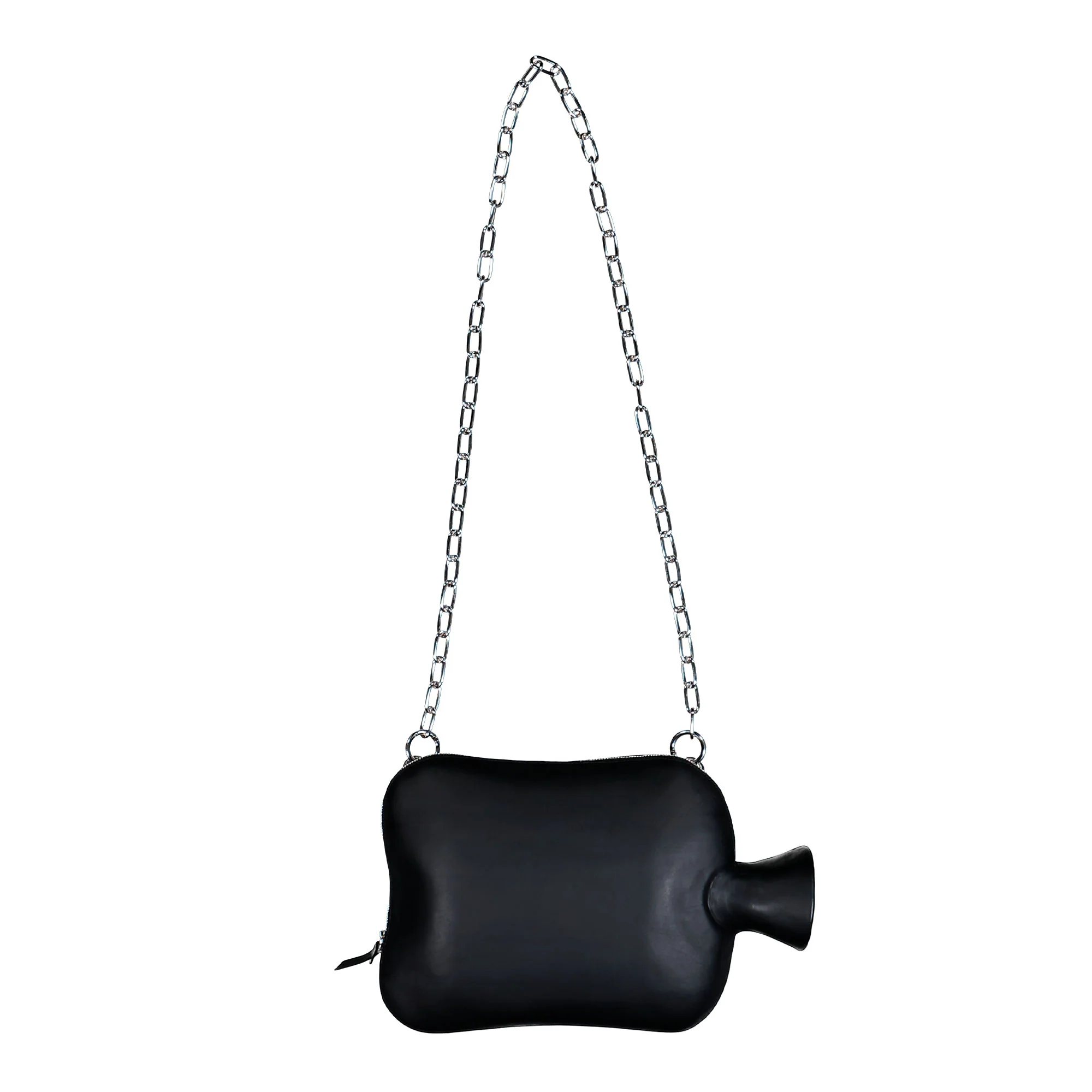 Bottle-Shaped Leather Bag - Image 2
