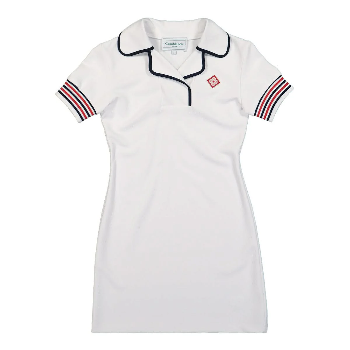 Bound Collar Polo Dress