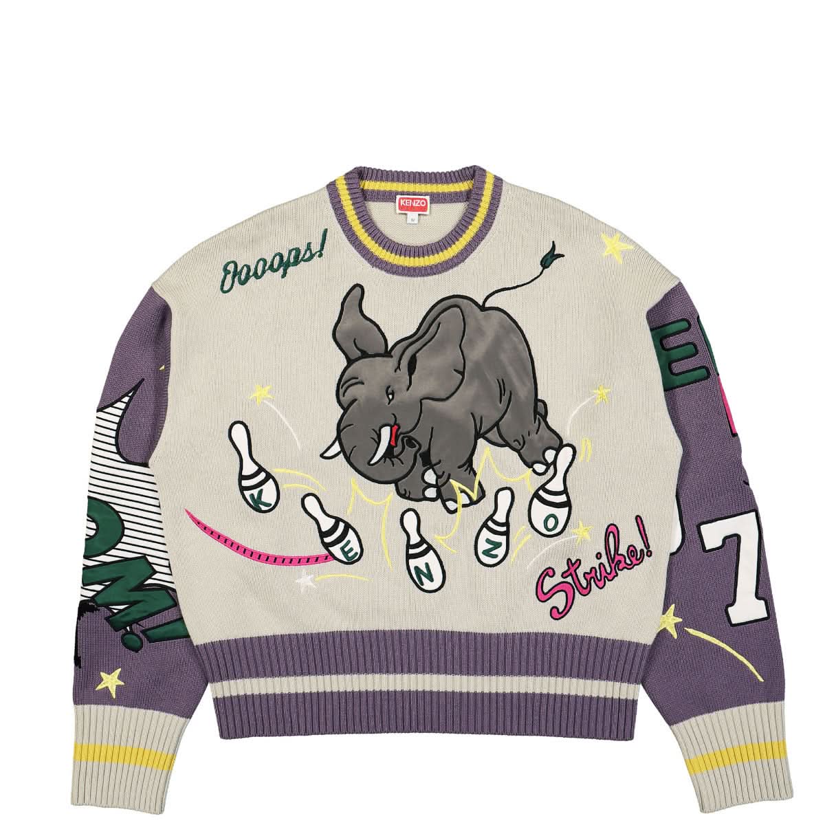 Bowling Elephant Merino Wool Jumper