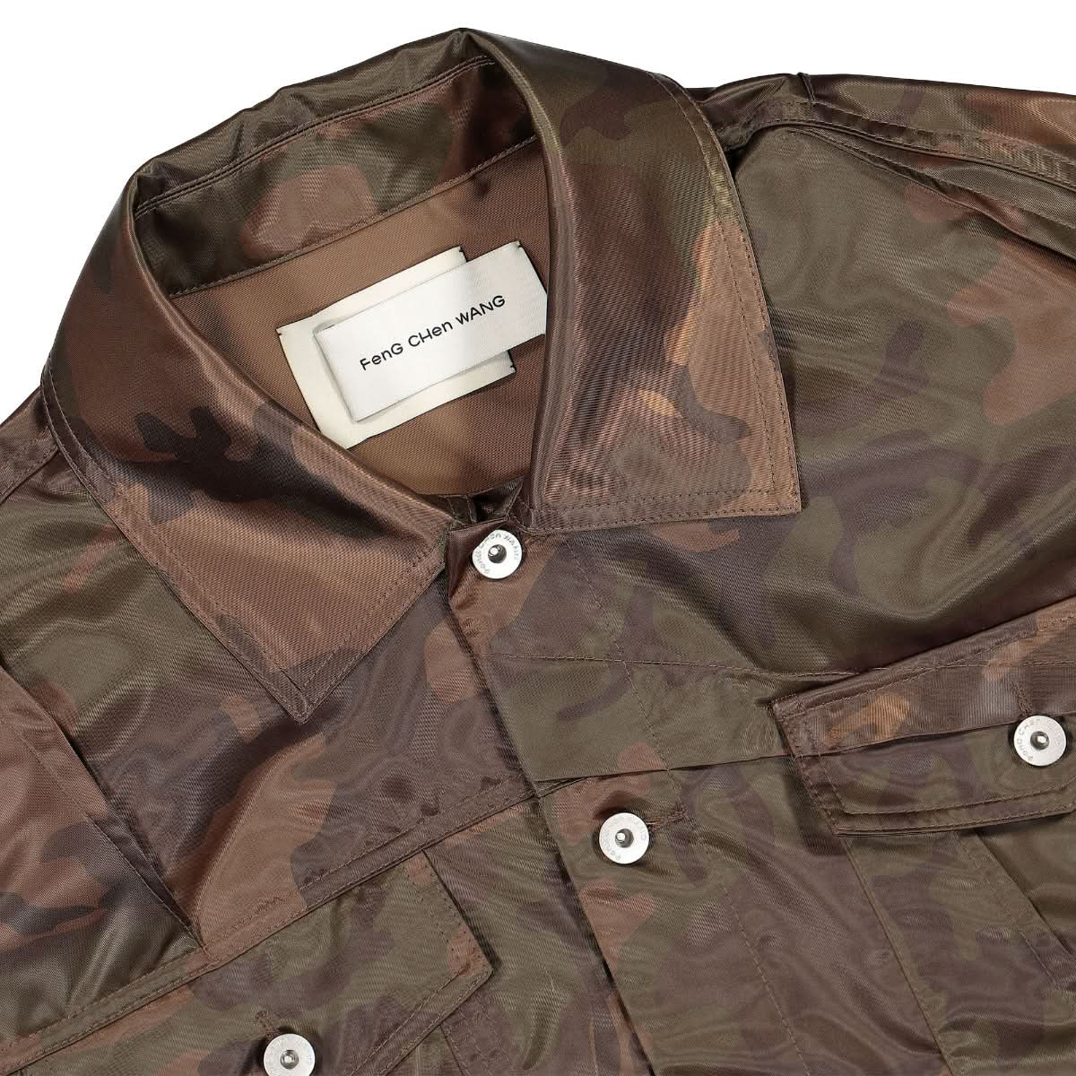 Camouflage Pleated Jacket - Image 3