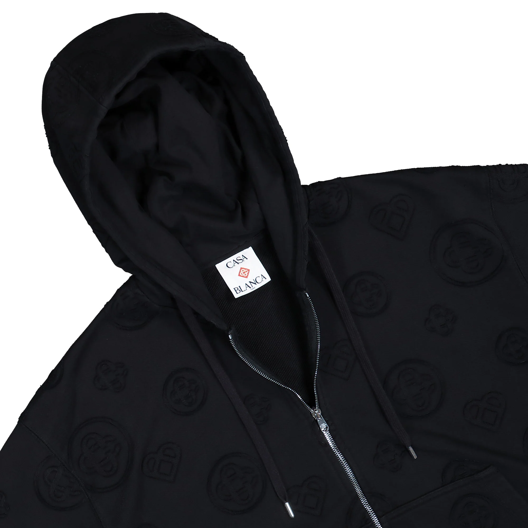 Applique Monogram Zip Up Hoodie - Image 3