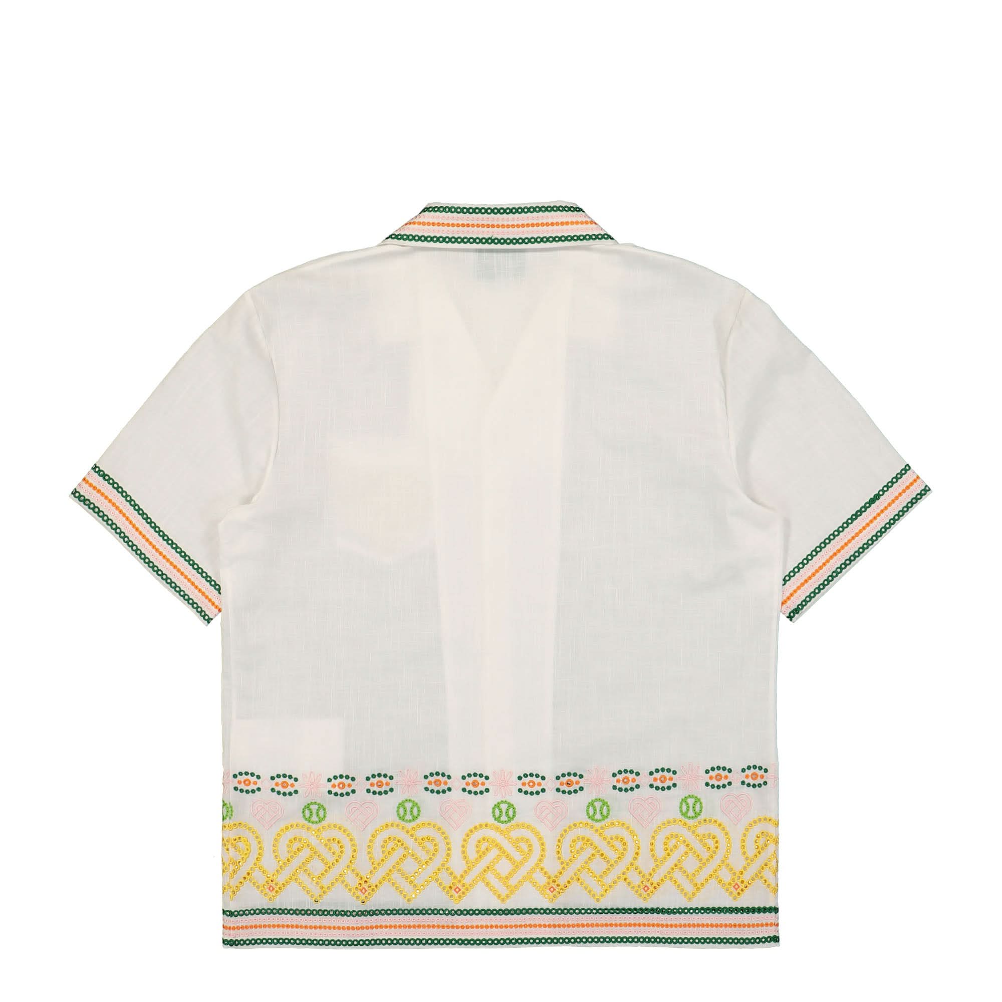Broderie Anglaise Gradient Hearts Cotton Shirt - Image 2