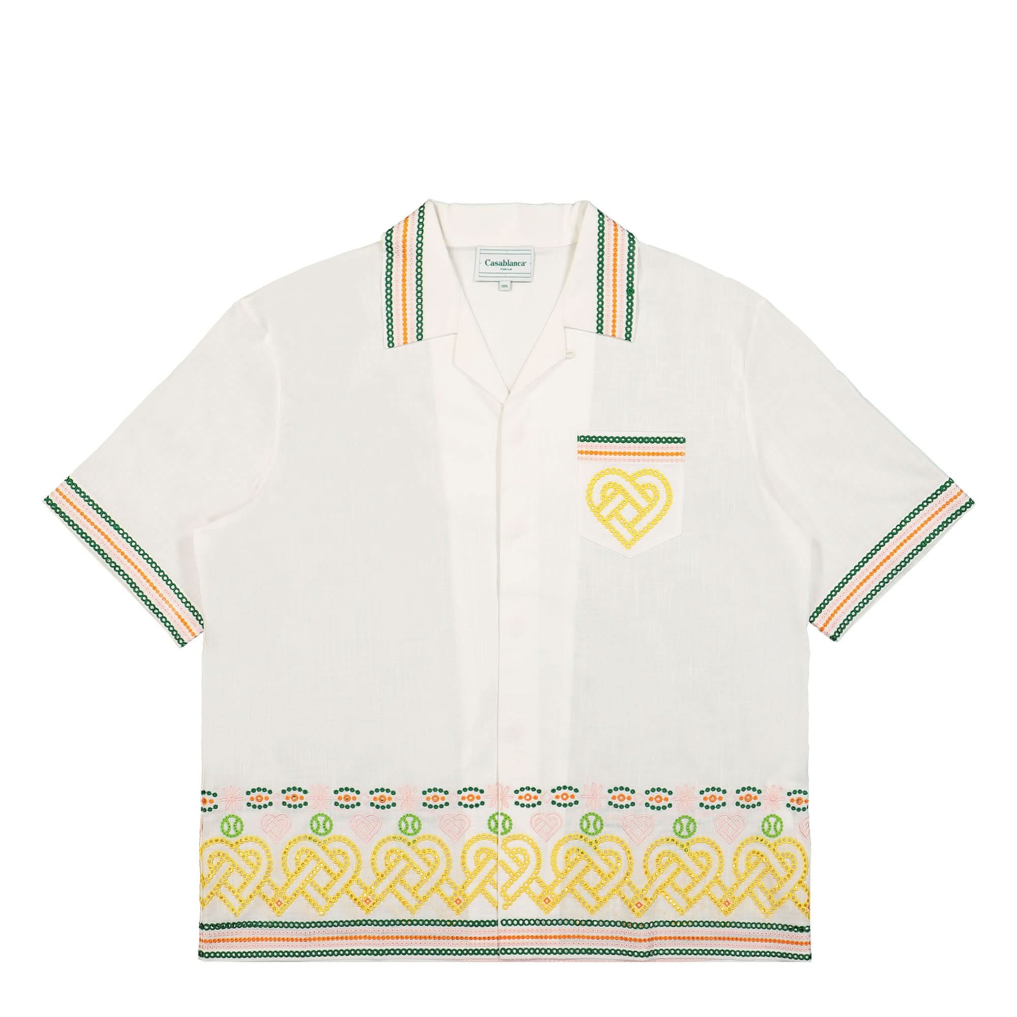 Broderie Anglaise Gradient Hearts Shirt