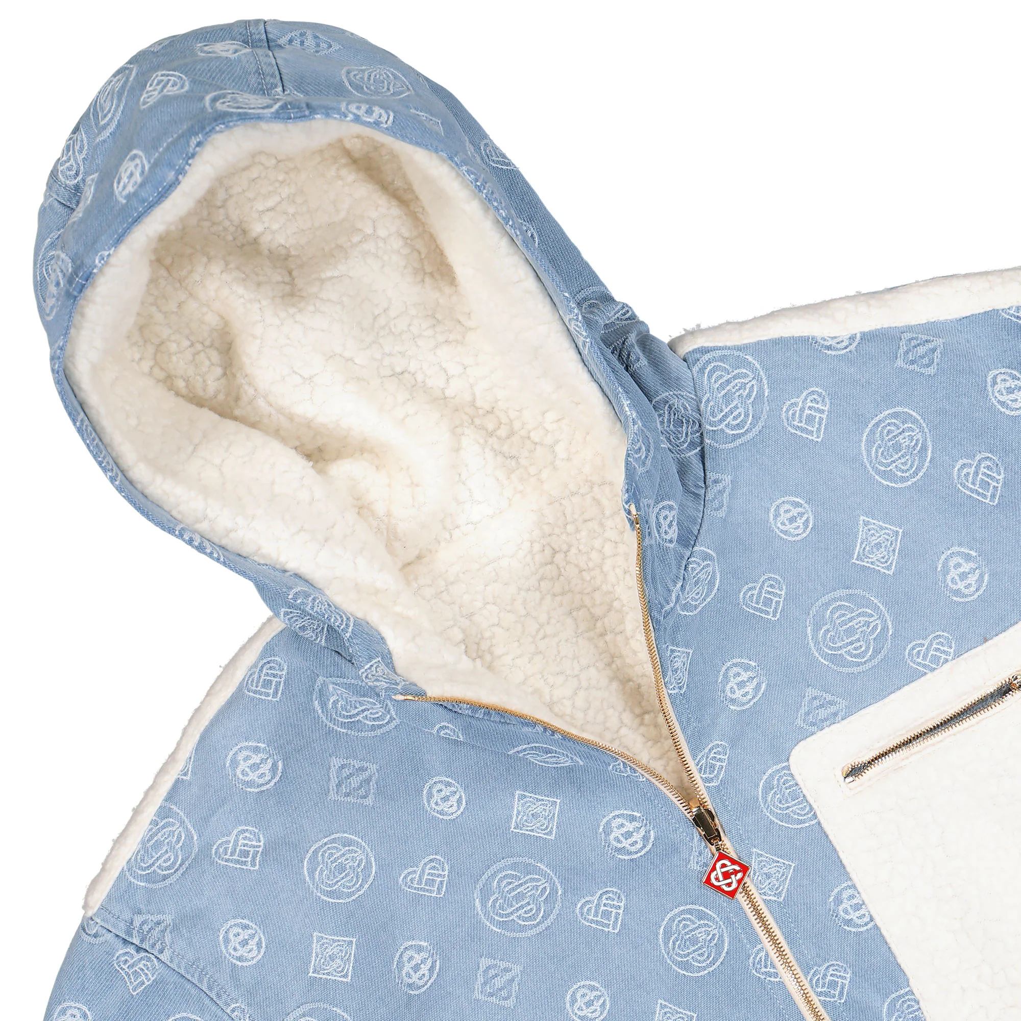 Cashmere Terry Denim Reversible Jacket - Image 4
