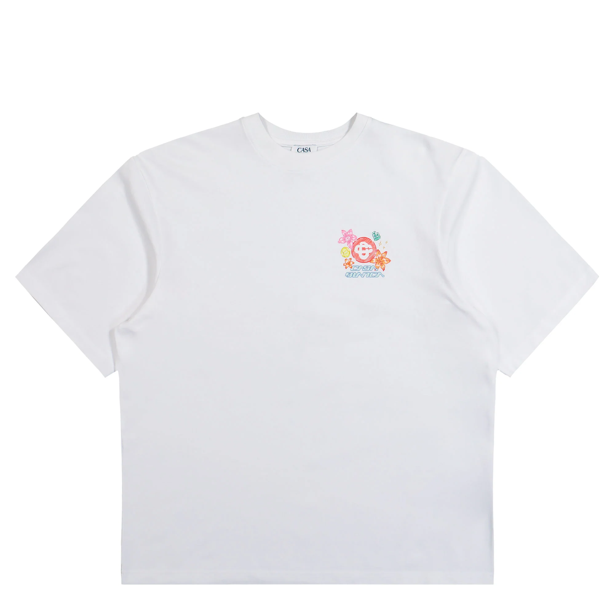 Collage D'Icones Graphiques Oversized T-Shirt