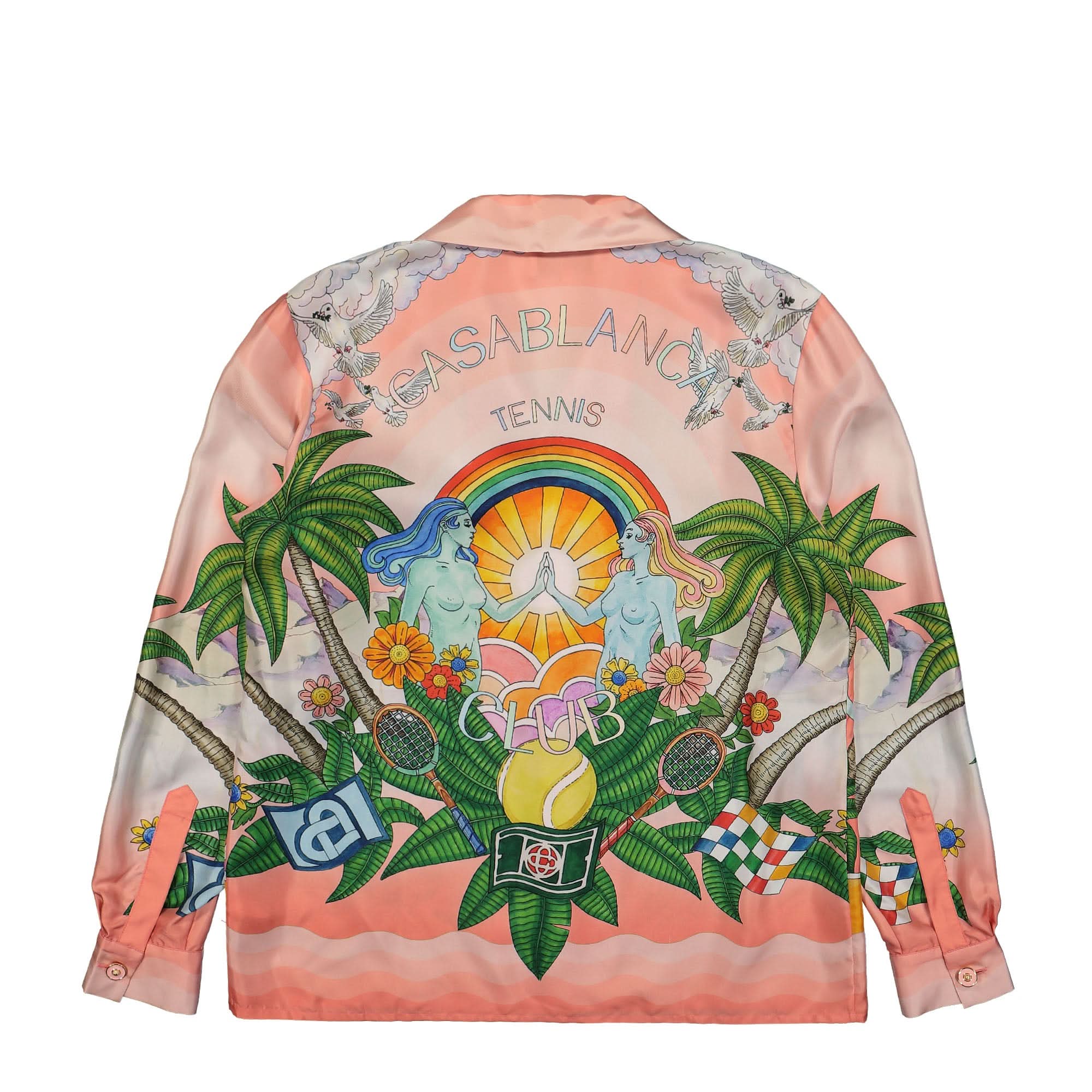 Cuban Collar Long Sleeve Shirt - Image 2