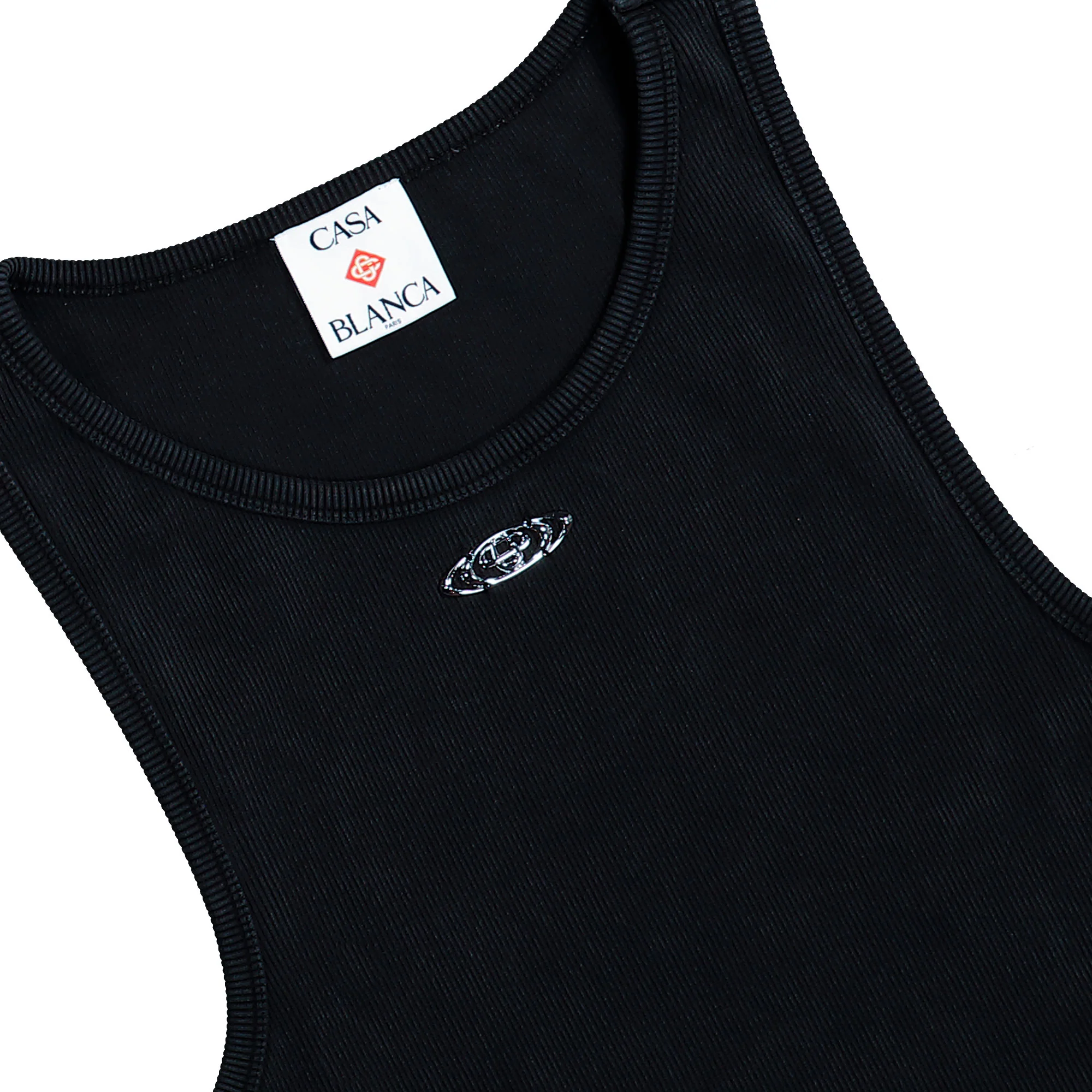Faded Ribbed Tank Top - Image 3