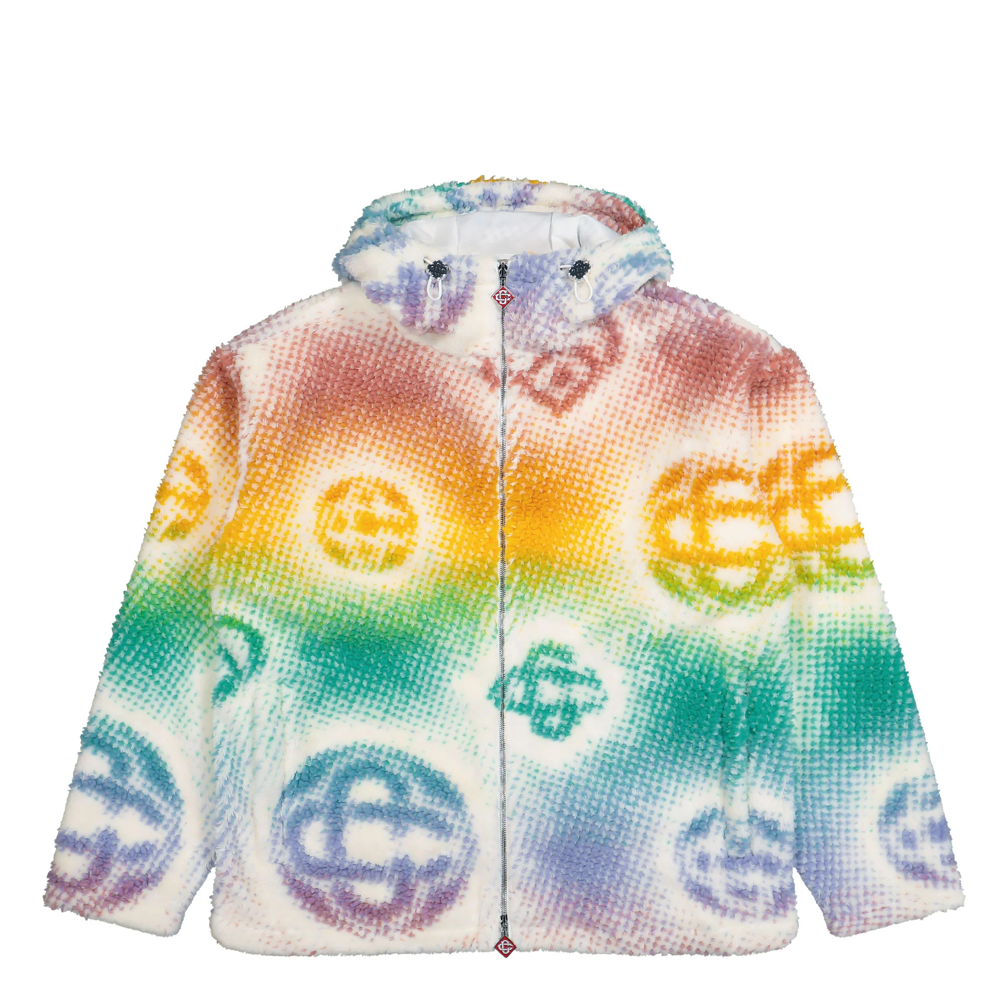 Halftone Monogram Fleece Jacket