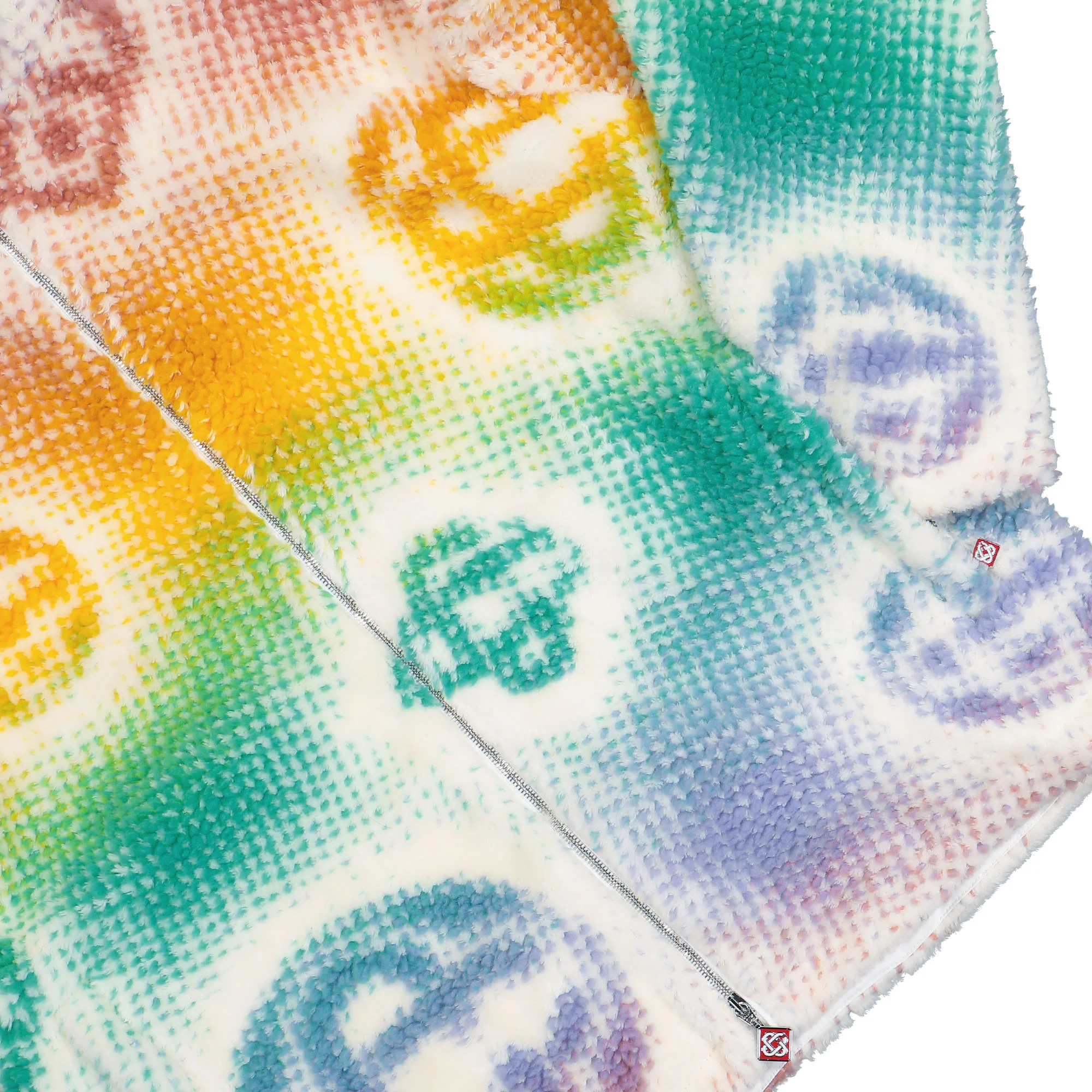 Halftone Monogram Fleece Jacket - Image 4