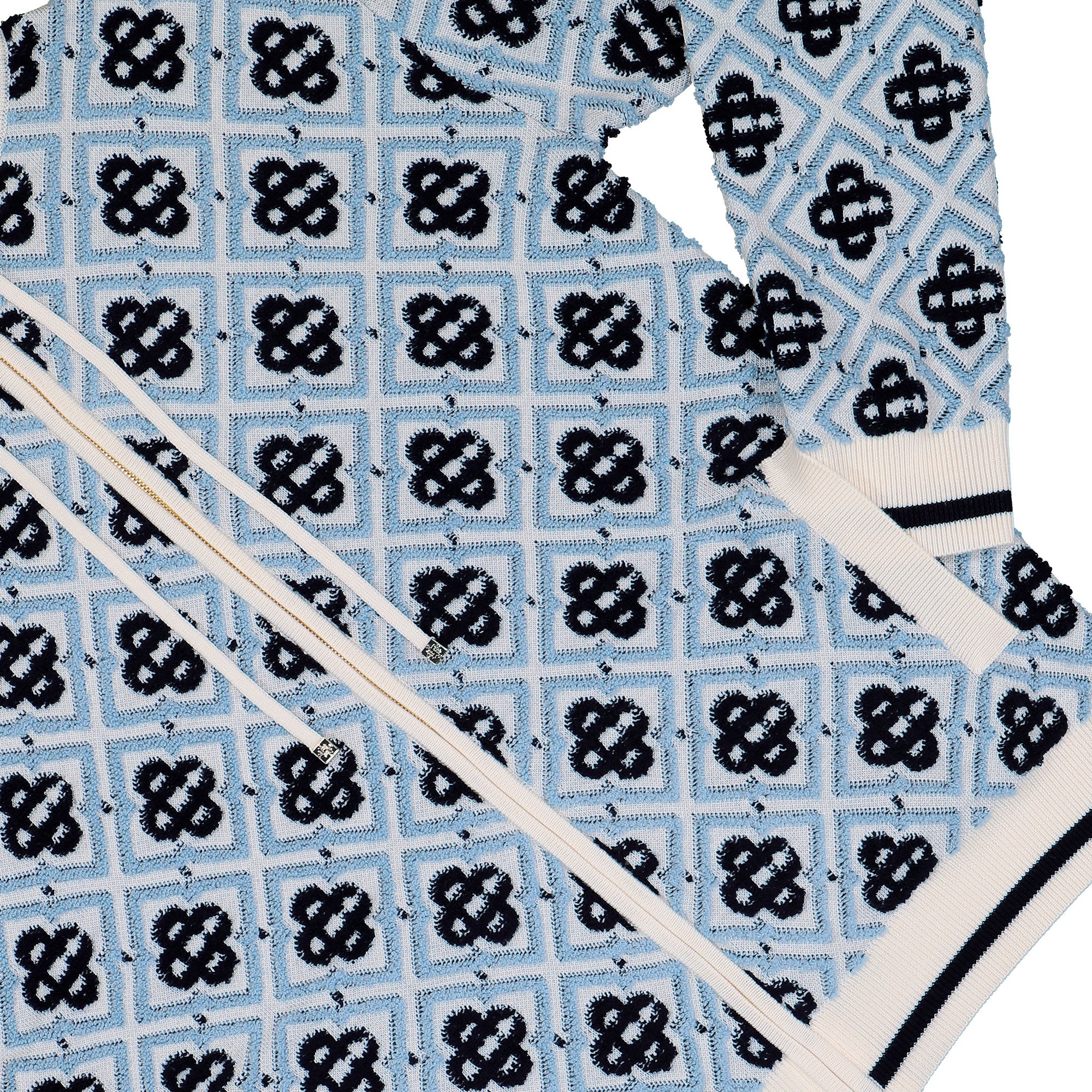 Monogram Zip Up Hoodie - Image 4