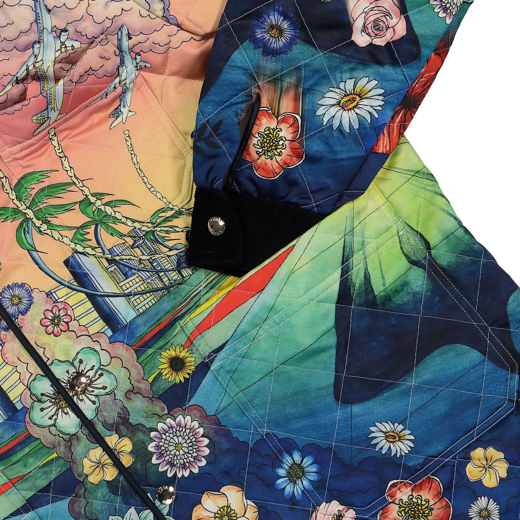Printed And Quilted Hunting Jacket - Image 4