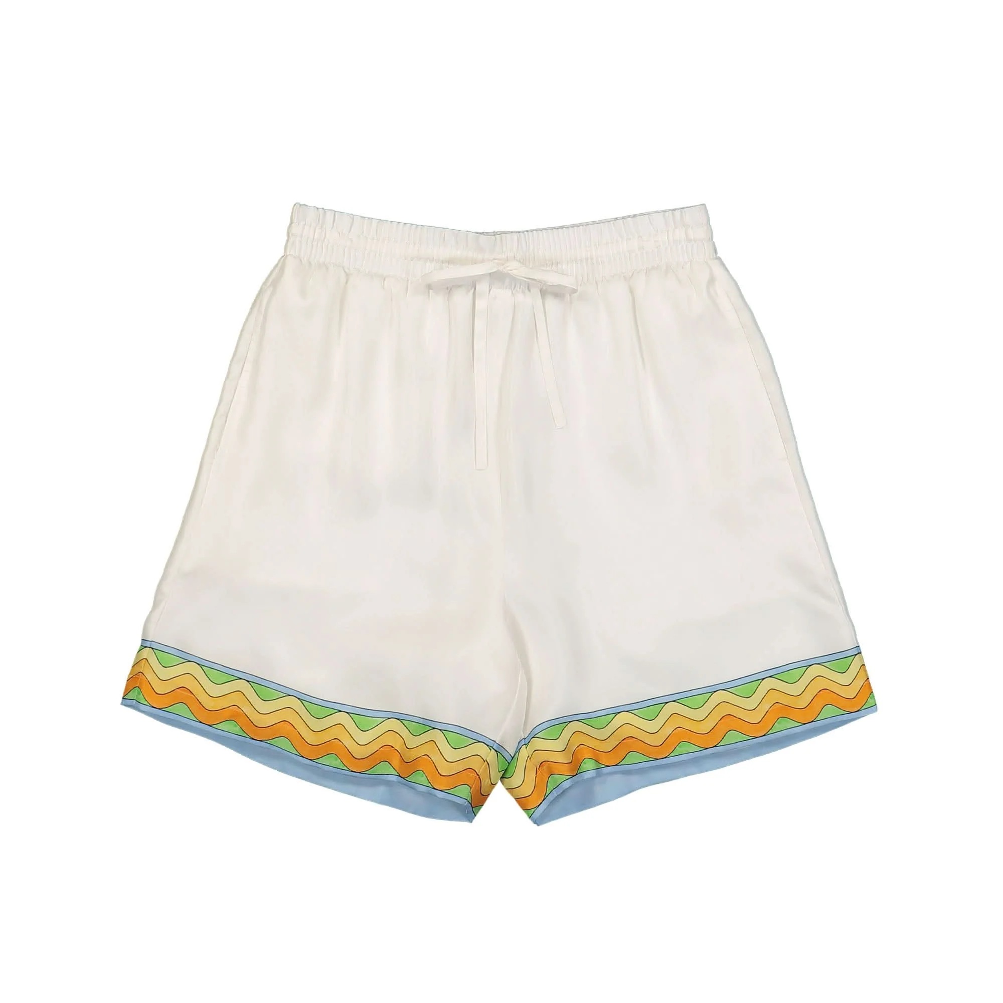 Silk Shorts With Drawstrings