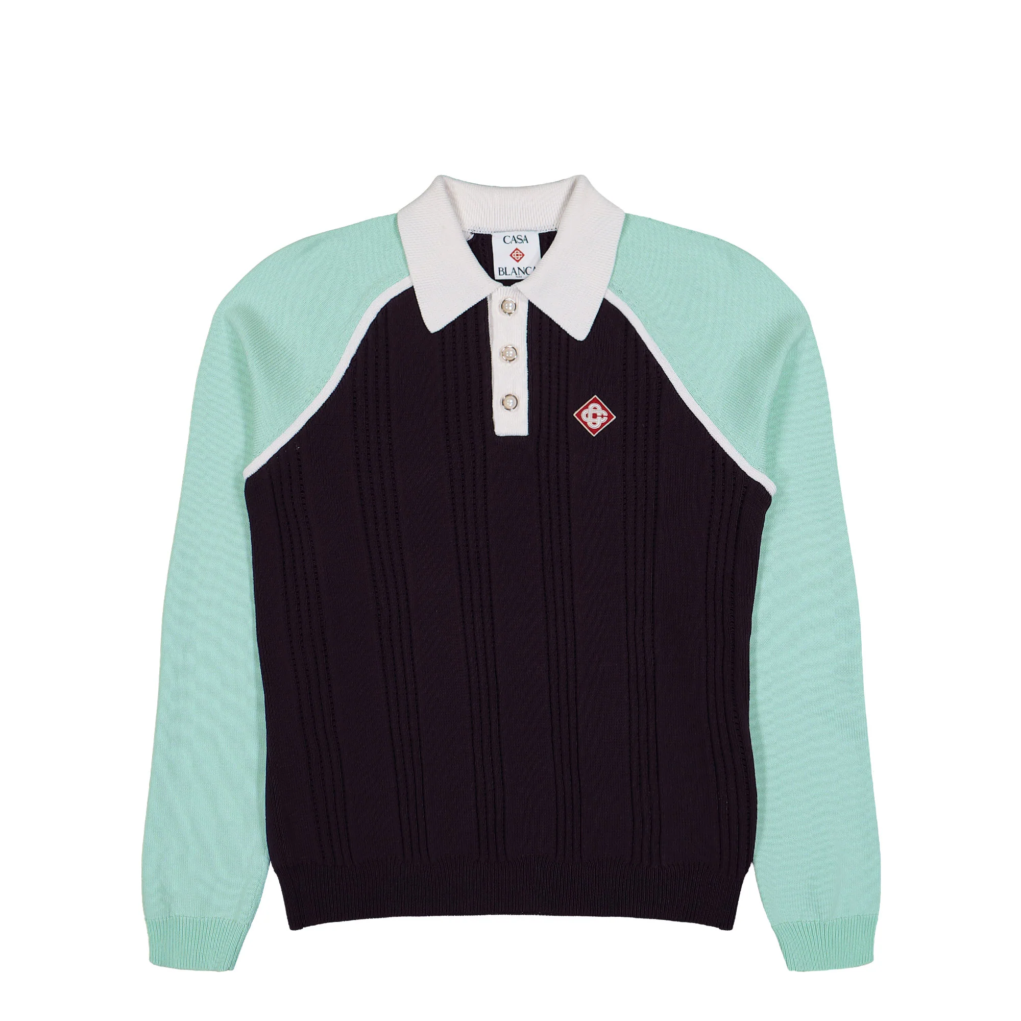 Sporty Long Sleeve Polo