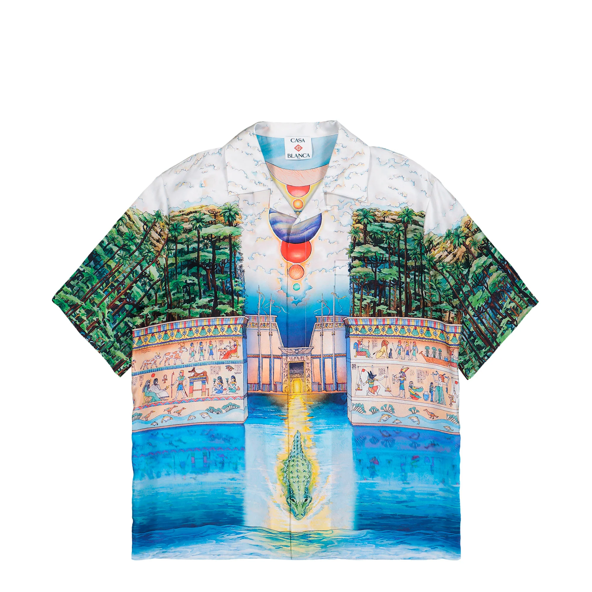 Trompe L'Oeil Cuban Collar SS Shirt