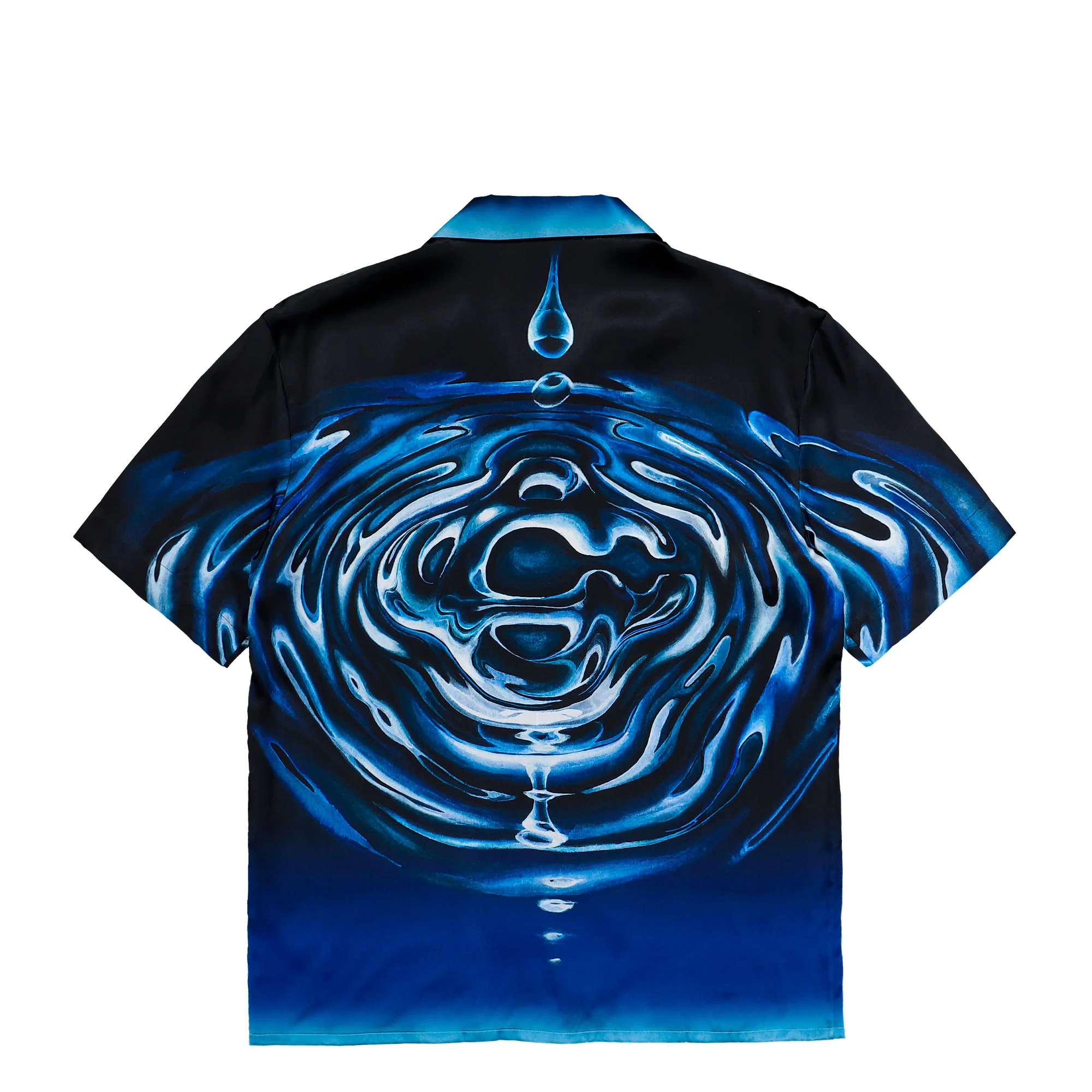 Warped Logo Ripple Cuban Collar SS Shirt - Image 2