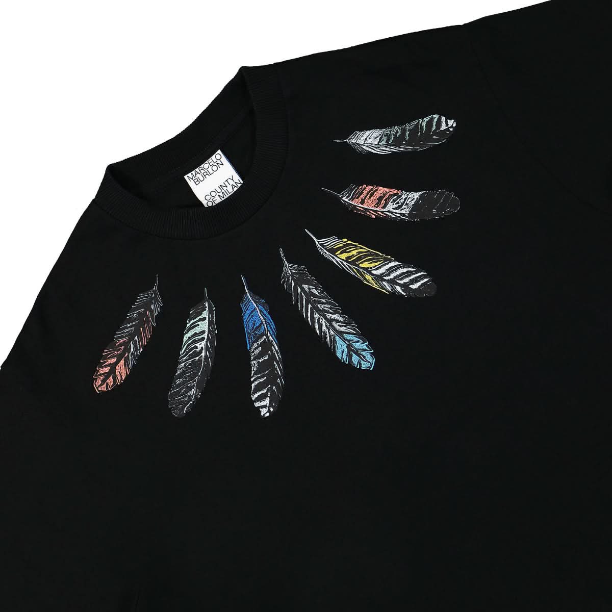 Collar Feather Over T-Shirt - Image 3