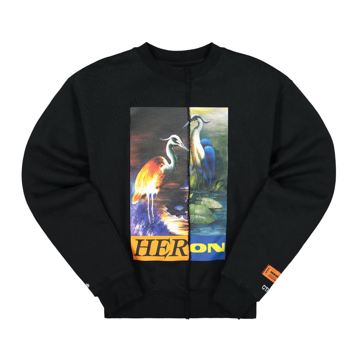 Crewneck Split Light Herons