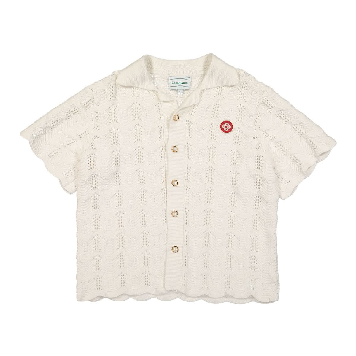Crochet Polo Shirt - Image 2
