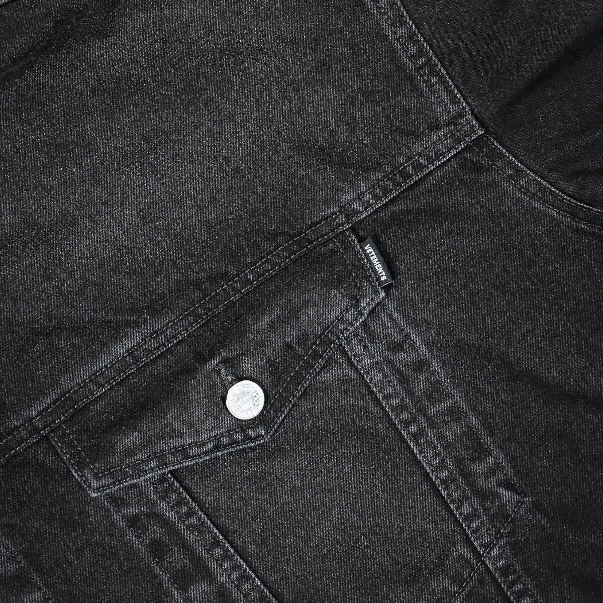 Denim Jacket with Detachable Hood - Image 5