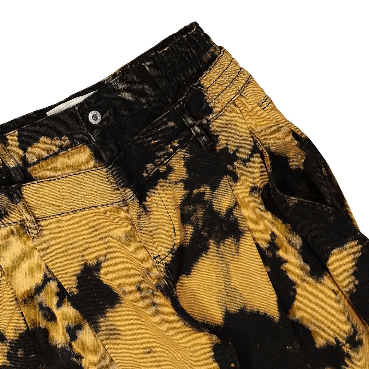 Denim Tie-Dye Double Waistband Jeans - Image 5