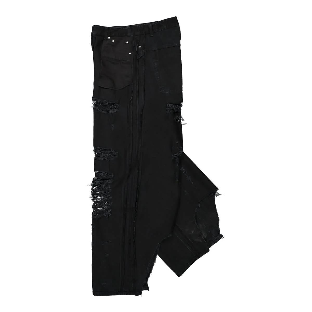 Destroyed Inside-Out Baggy Jeans - Image 3