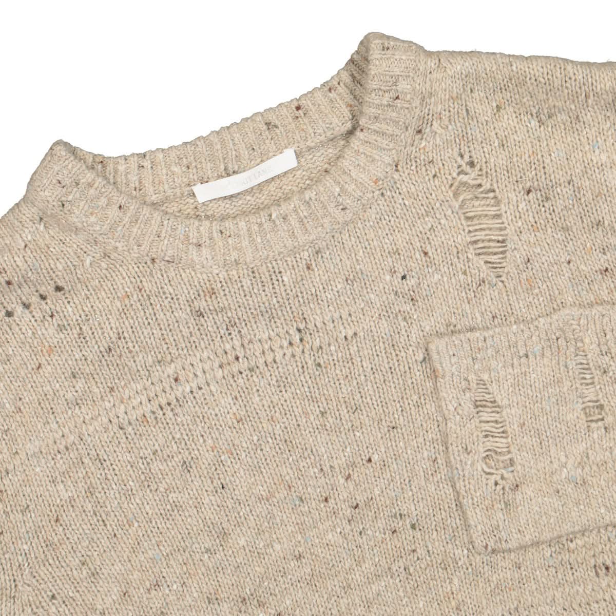 Distressed Knit Crew - Image 5