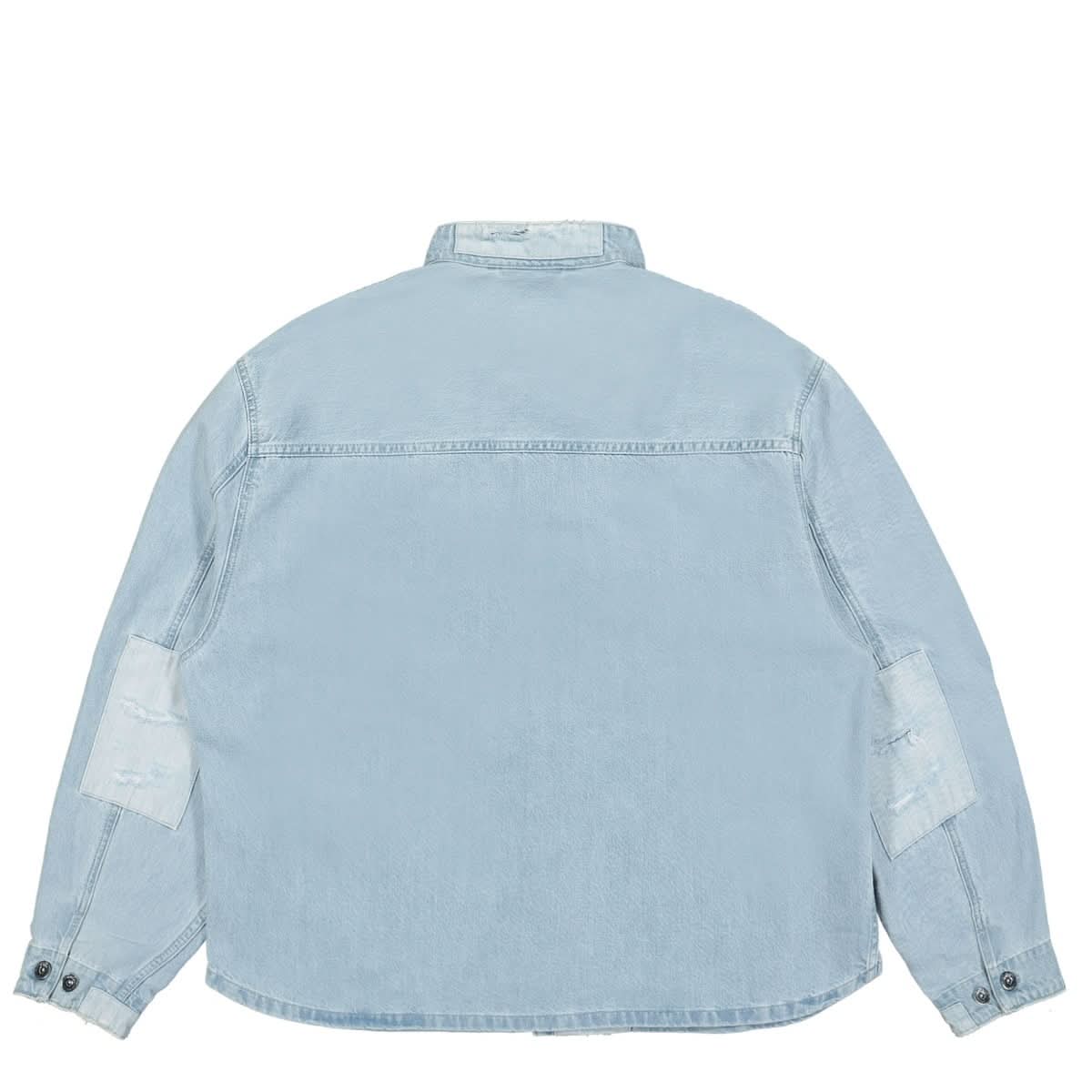 'Double Shift' Patchwork Denim Jacket - Image 2
