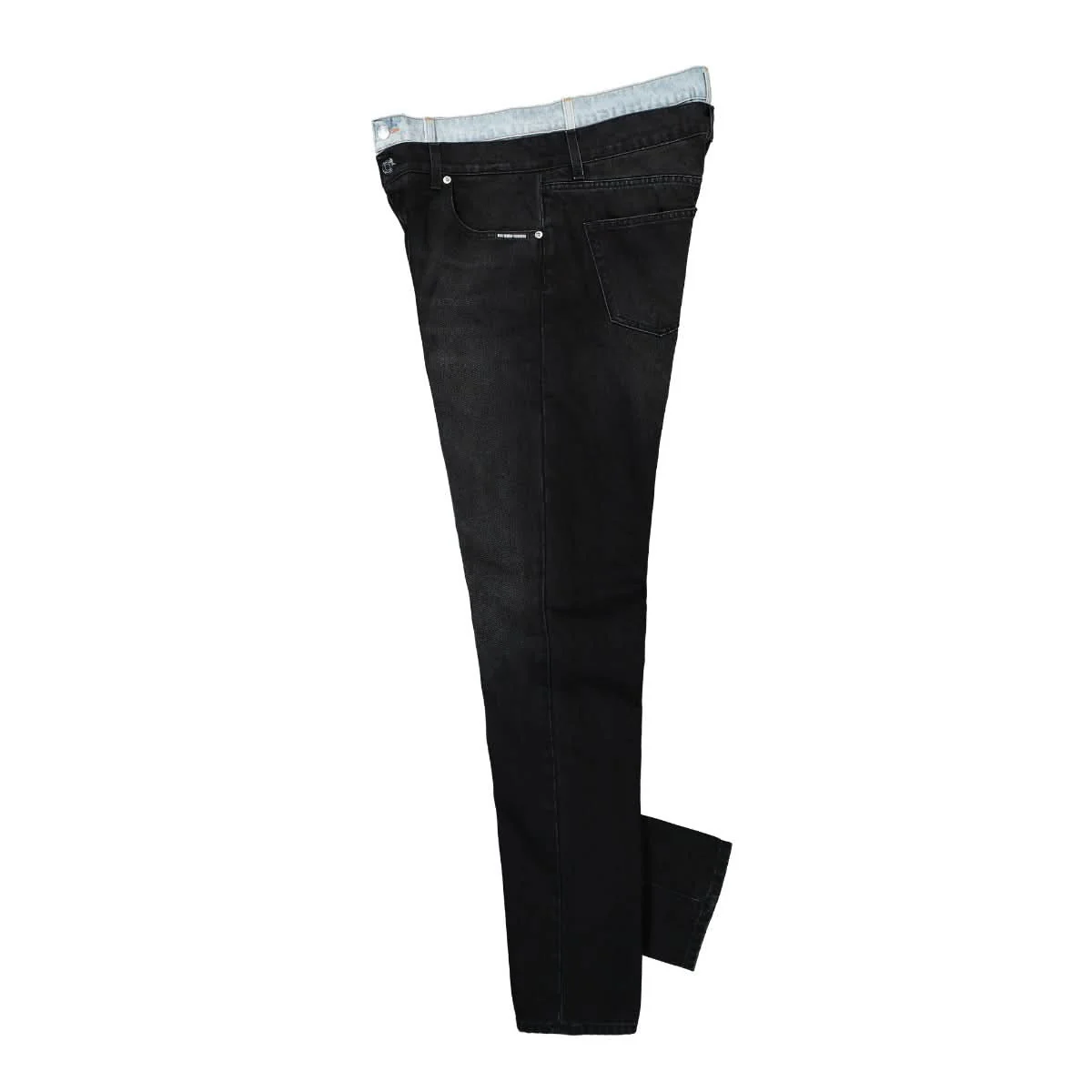 Double Waist Denim Jeans - Image 3