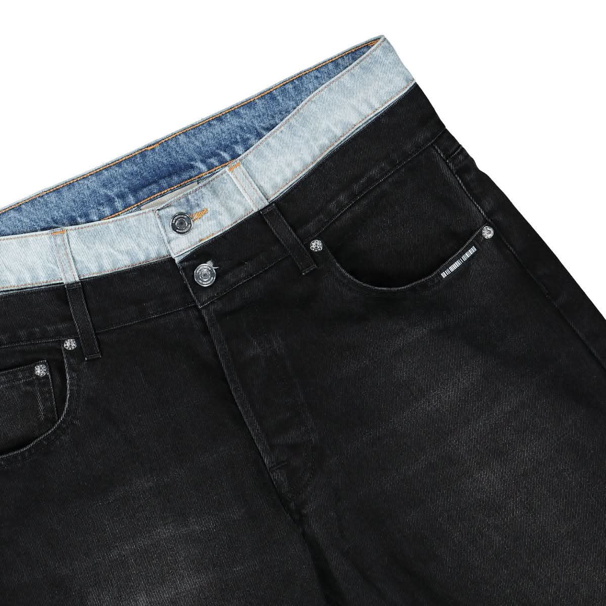 Double Waist Denim Jeans - Image 5