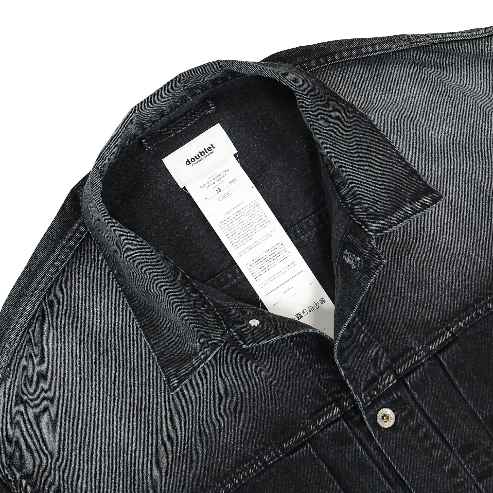 Cut Off Oversized Denim Jacket - Image 3