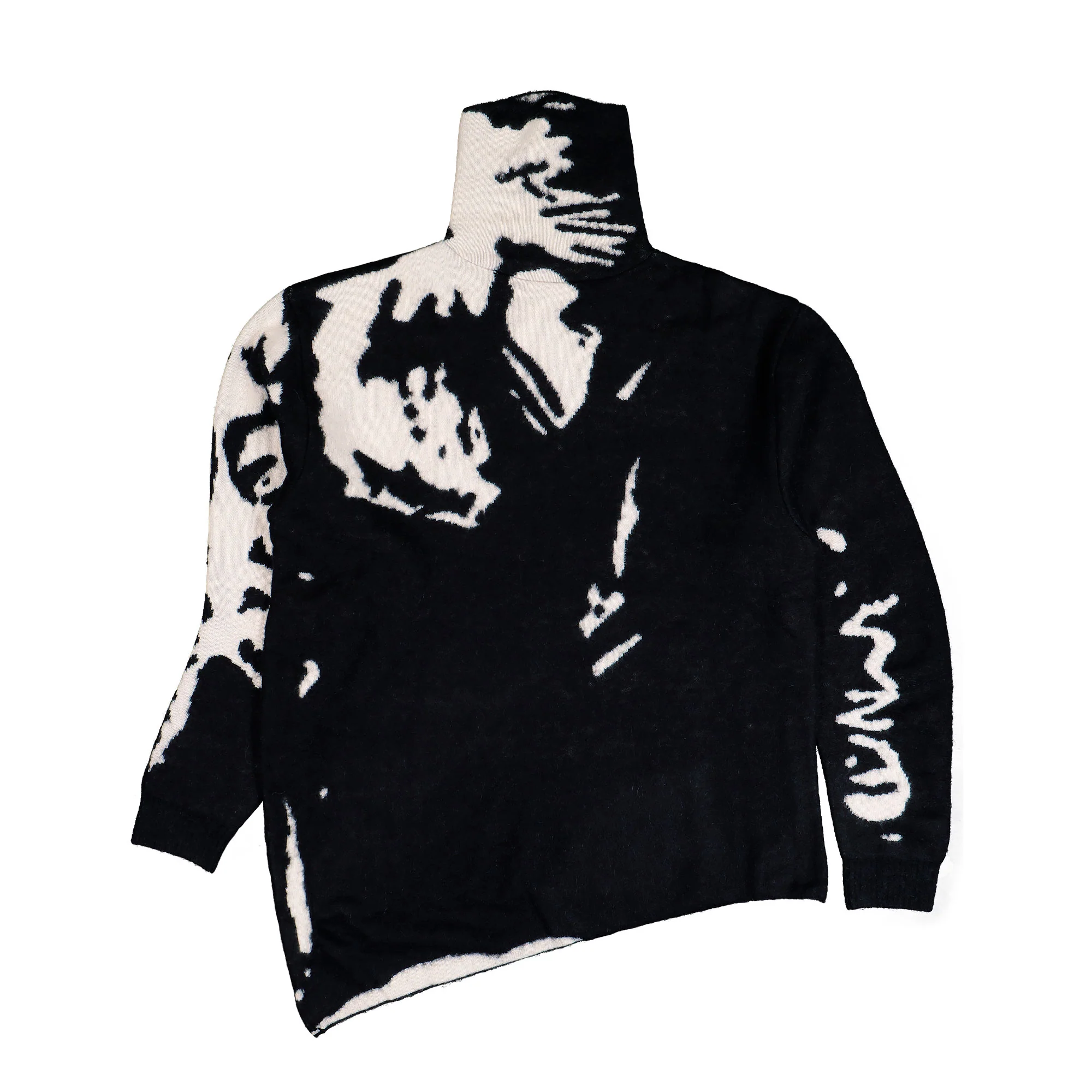Graffiti Jacquard Knit Pullover