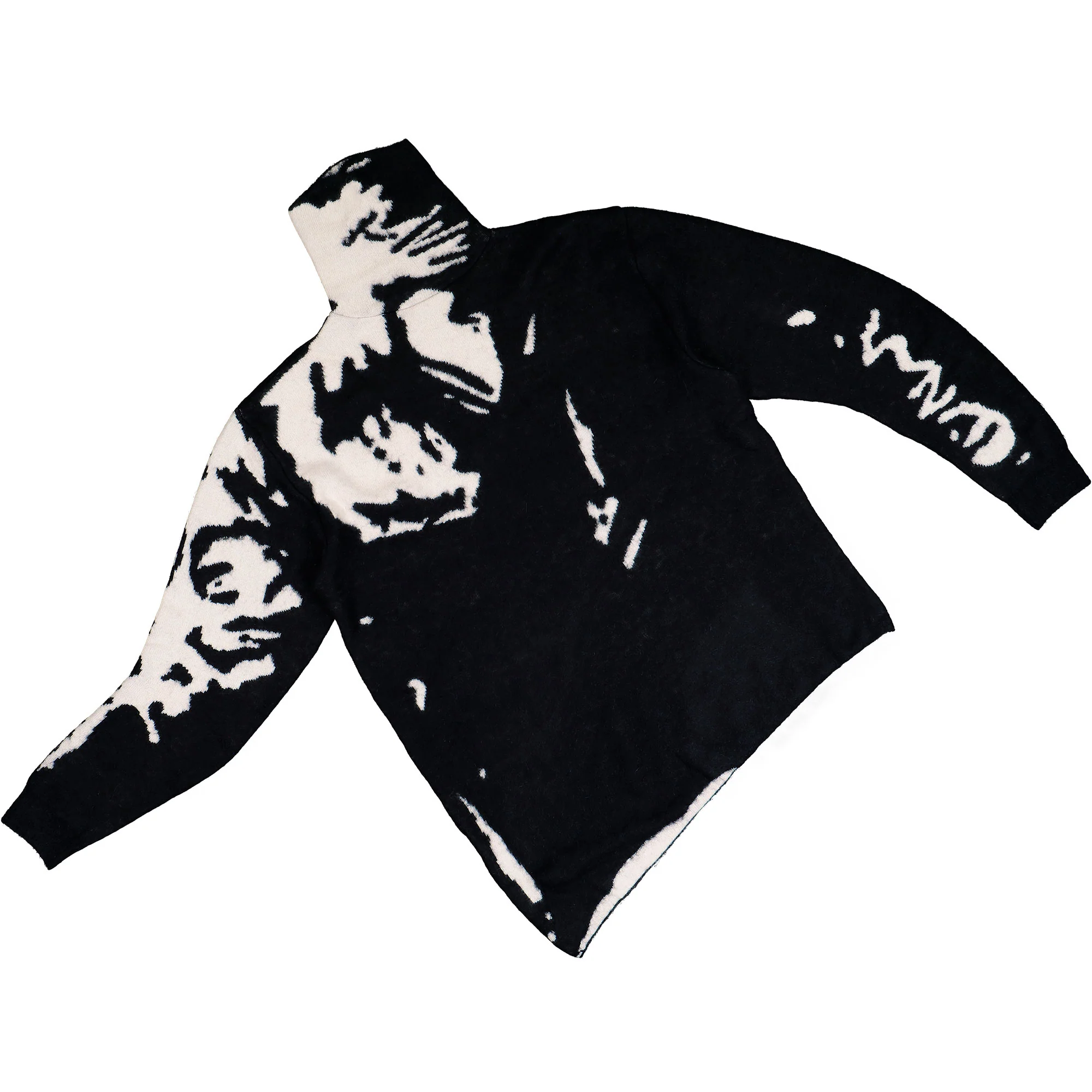 Graffiti Jacquard Knit Pullover - Image 5
