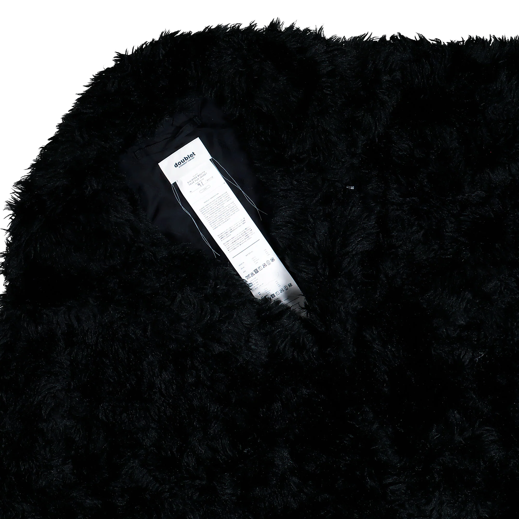 Sinister Mouth Faux Fur Jacket - Image 3