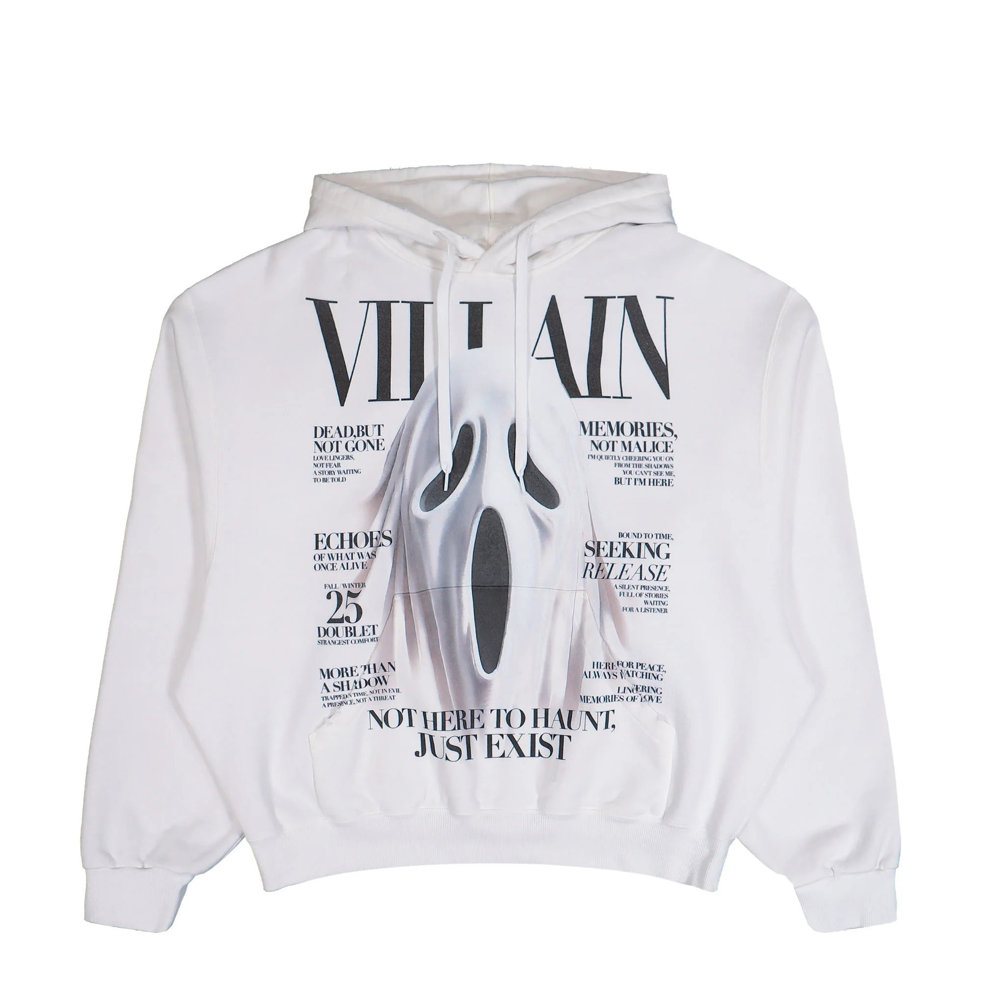 Villain Cover Print Hoodie