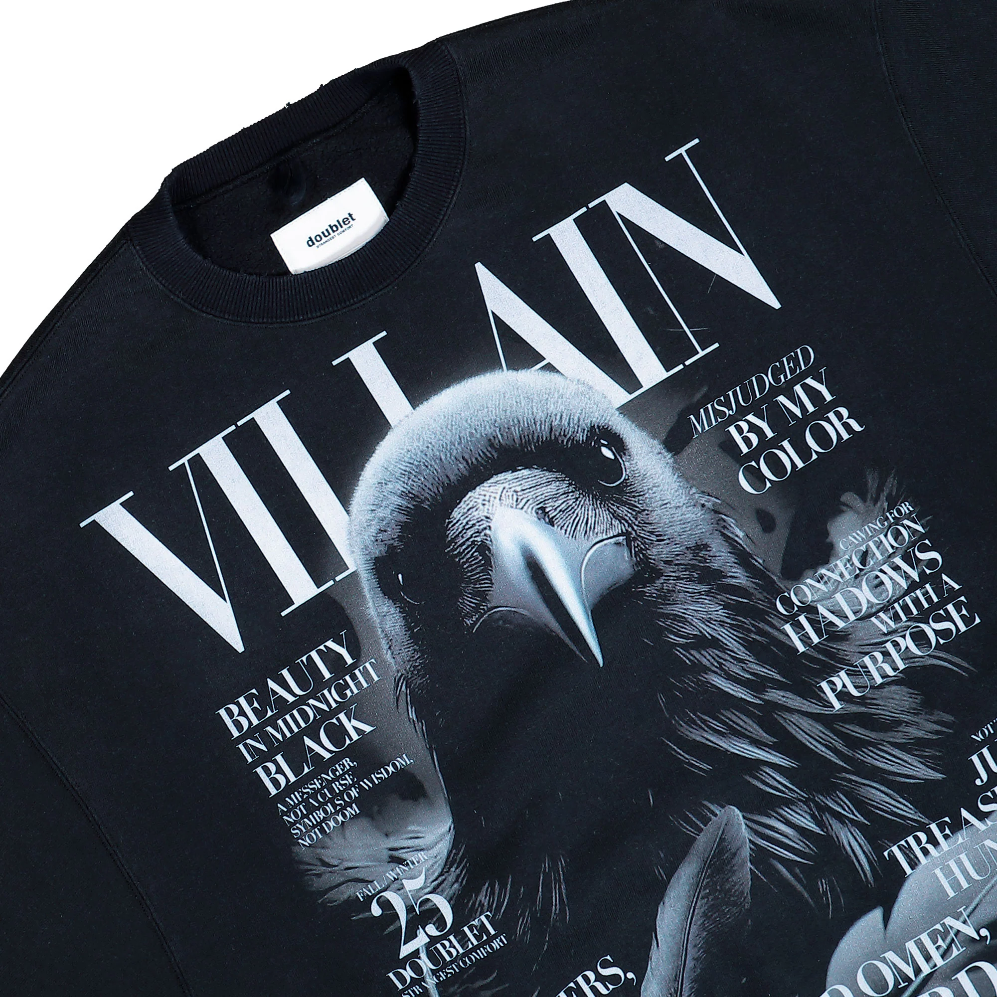 Villain Cover Print Sweatshirt - Image 3