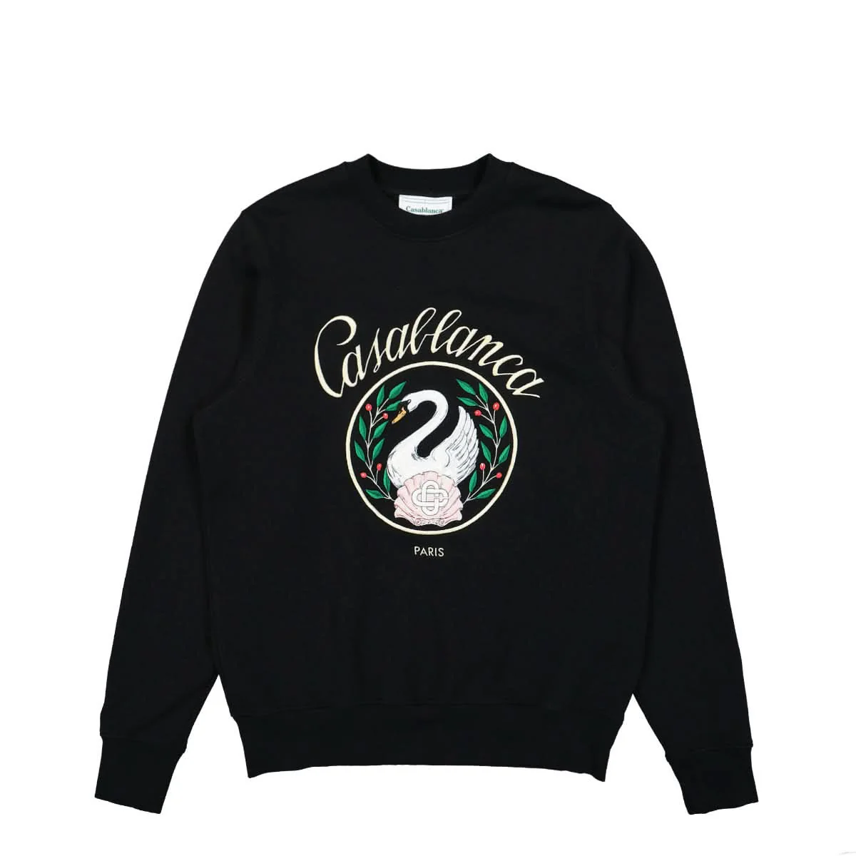 Emblem de Cygne Embroidered Sweatshirt