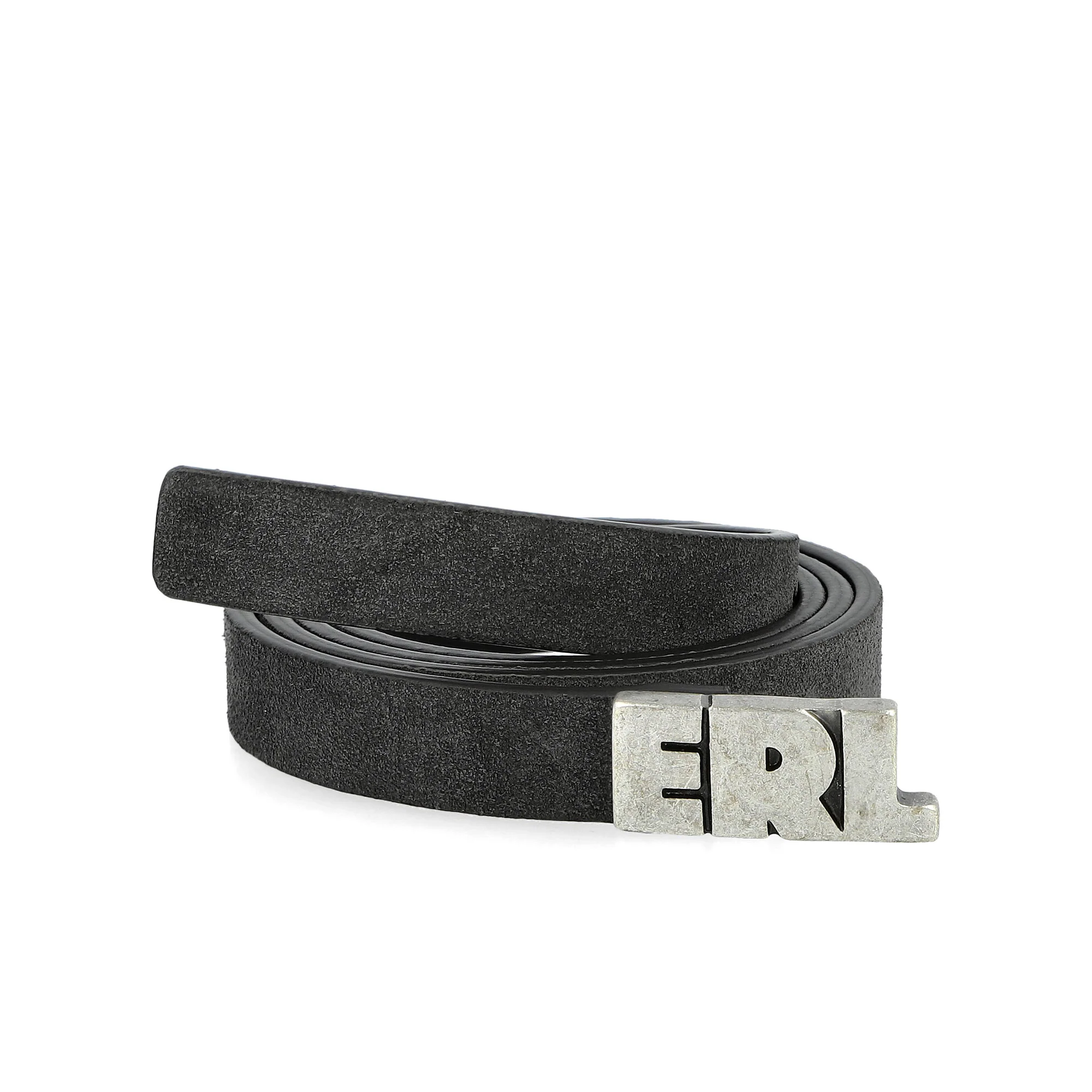 Suede Skinny Leather Belt - Image 2