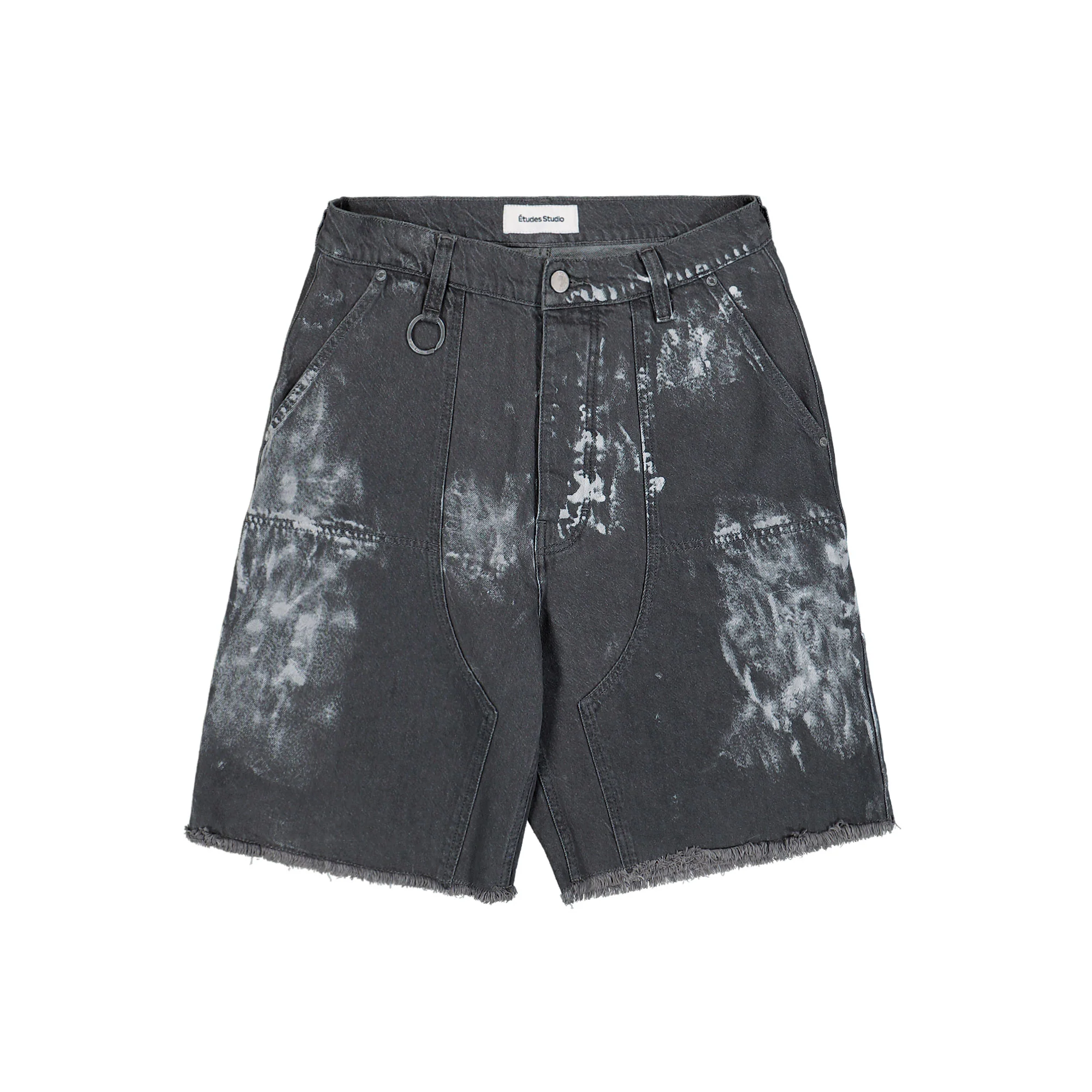 Loose Jeans Shorts Paint